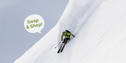 2025 backcountry ski swap event with discounted ski equipment and gear