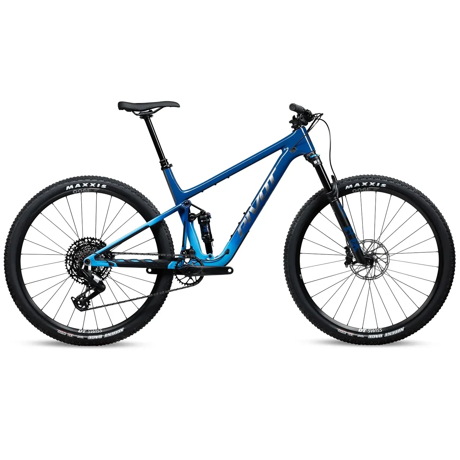 Pivot Mach 4 SL V4 Ride 70/90 Eagle 29" Bicycle - Mountain - XC Pivot Cycles Large Blue Stellar Fade