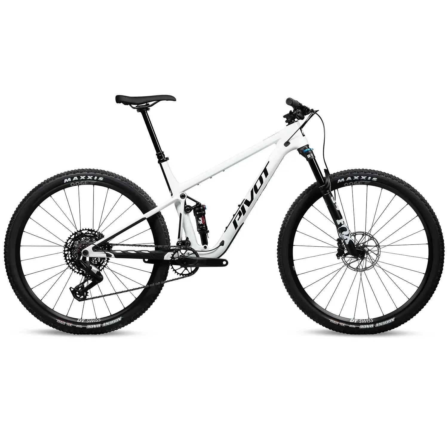 Pivot Mach 4 SL V4 Ride 70/90 Eagle 29" Bicycle - Mountain - XC Pivot Cycles Medium White Avalanche