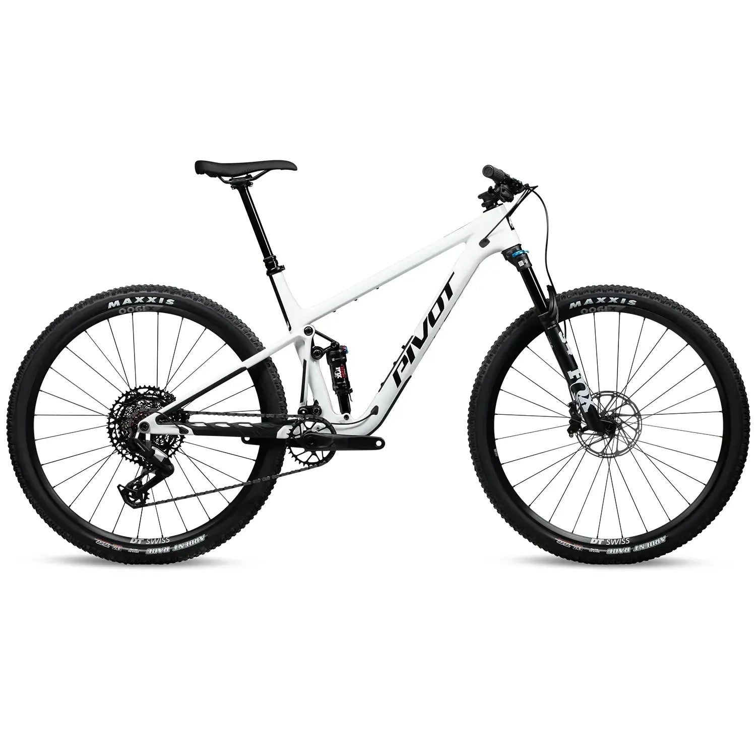 Pivot Mach 4 SL V4 Ride 70/90 Eagle 29" Bicycle - Mountain - XC Pivot Cycles Medium White Avalanche