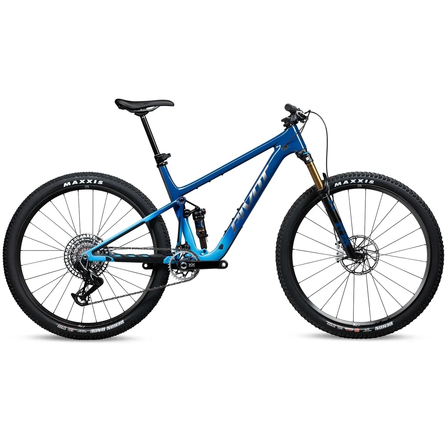 Pivot Mach 4 SL V4 Team XX Eagle 29" Carbon Bicycle - Mountain - XC Pivot Cycles Large Blue Stellar Fade