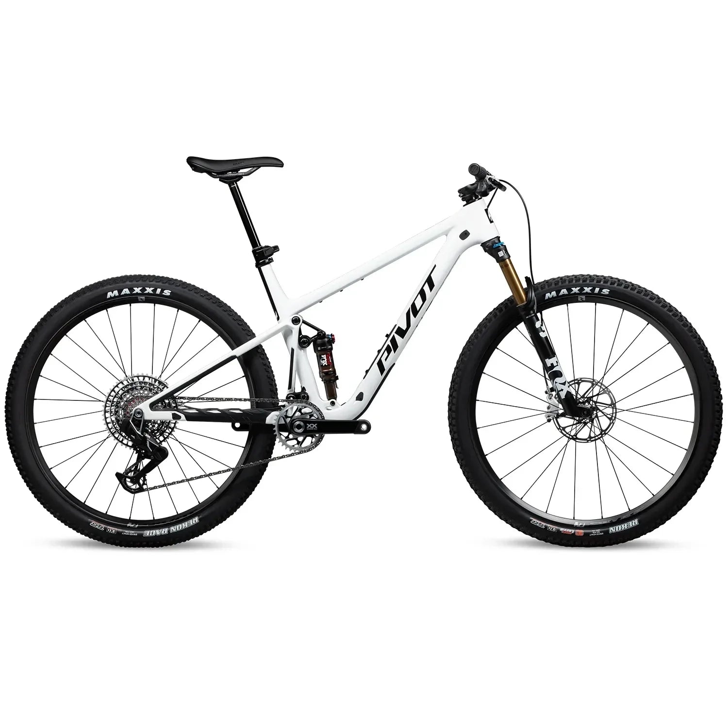 Pivot Mach 4 SL V4 Team XX Eagle 29" Carbon Bicycle - Mountain - XC Pivot Cycles Large White Avalanche