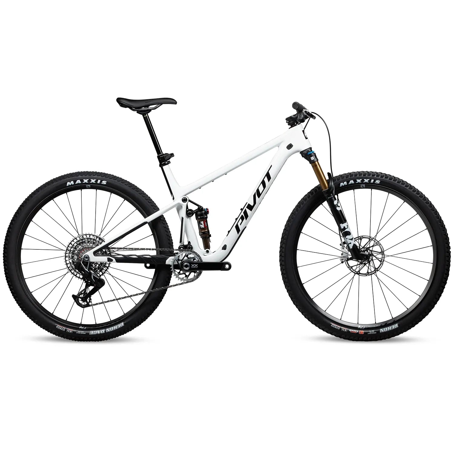 Pivot Mach 4 SL V4 Team XX Eagle 29" Carbon Bicycle - Mountain - XC Pivot Cycles Large White Avalanche