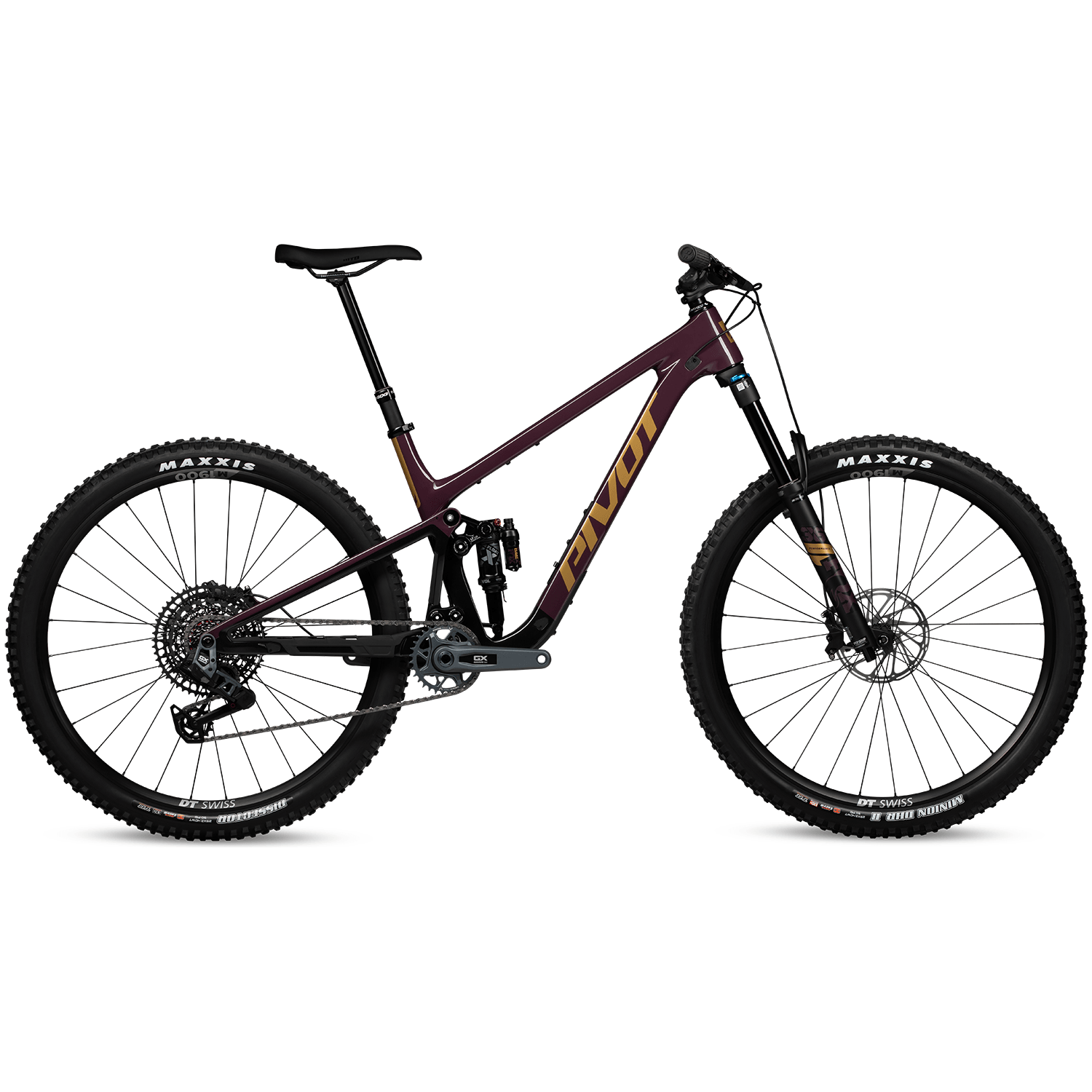 Pivot Trailcat LT Ride GX AXS Eagle Transmission w/ 29" Alloy Wheels Bicycle - Mountain - Trail Pivot Cycles XSmall Dr. Purple