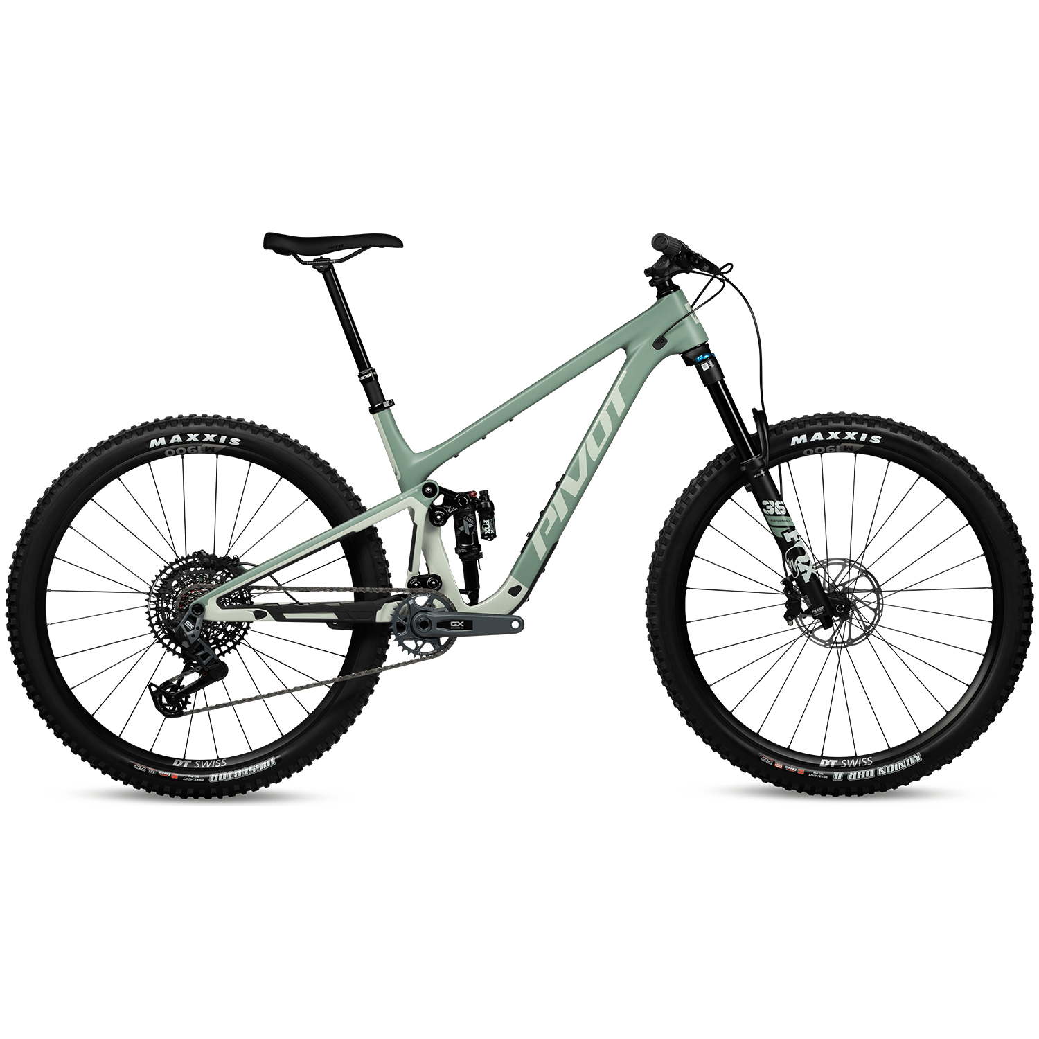 Pivot Trailcat LT Ride GX AXS Eagle Transmission w/ 29" Alloy Wheels Bicycle - Mountain - Trail Pivot Cycles XSmall Green Meadow Mist