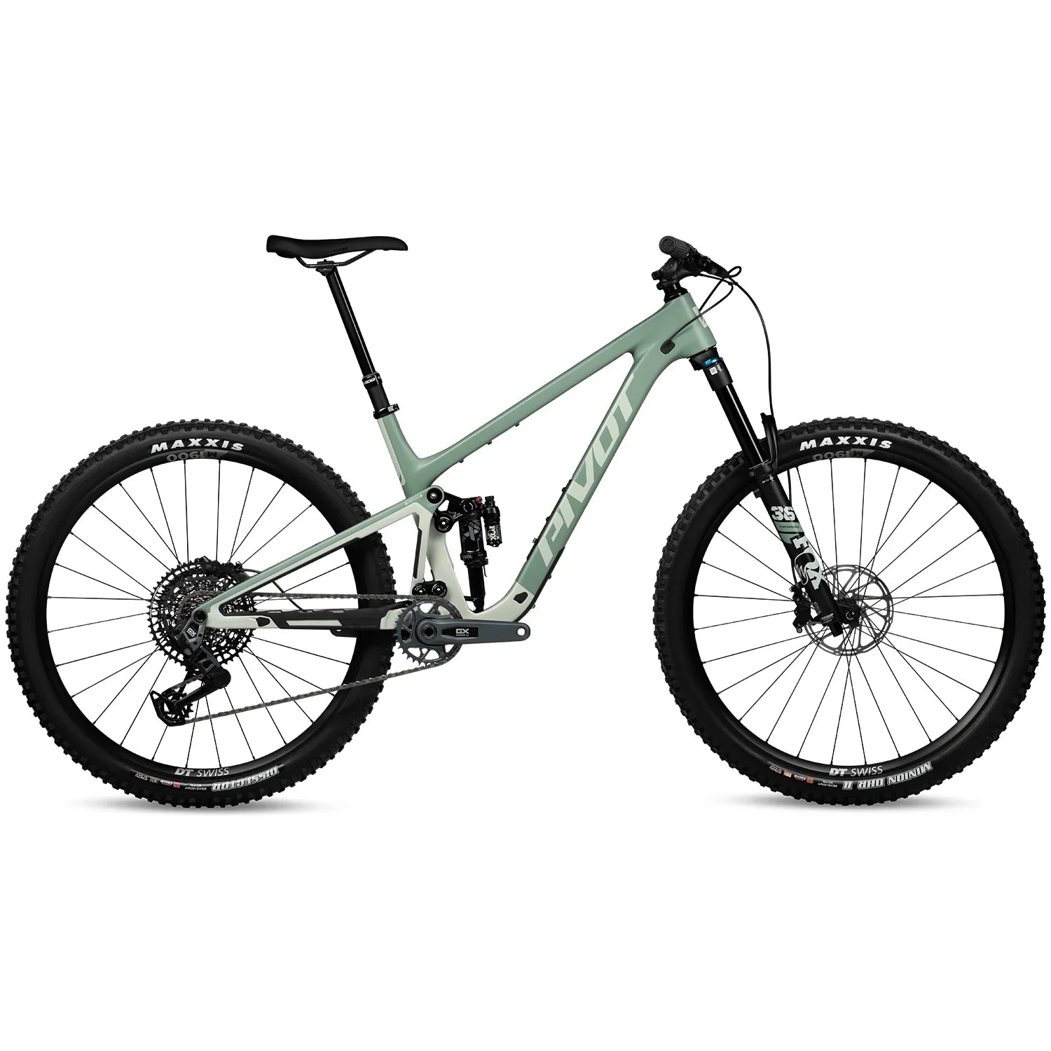 Pivot Trailcat LT Ride GX AXS Eagle Transmission w/ 29" Alloy Wheels Bicycle - Mountain - Trail Pivot Cycles XSmall Green Meadow Mist