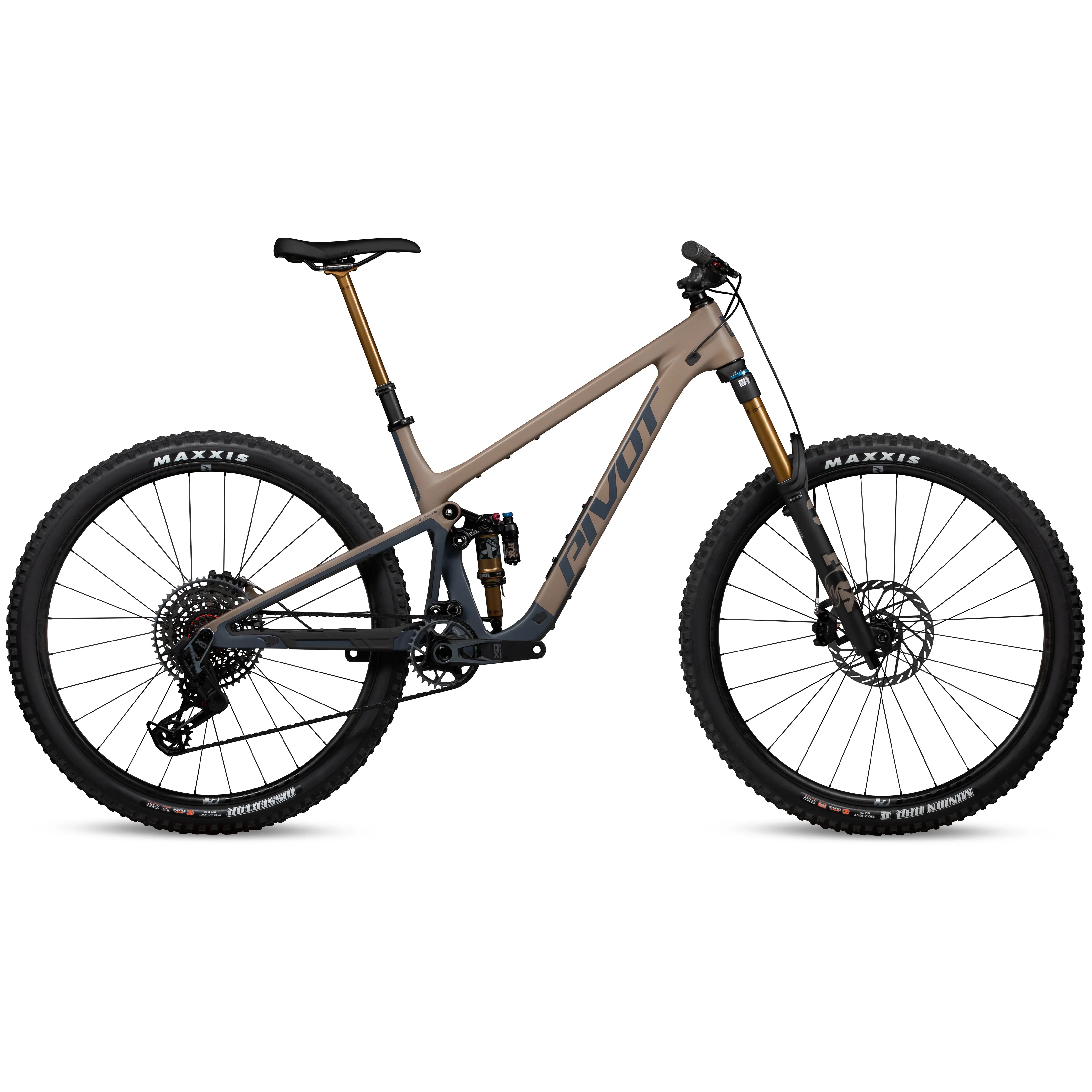 Pivot Trailcat LT Pro X0 Eagle Transmission w/ Carbon Wheels Bicycle - Mountain - Trail Pivot Cycles Medium Mocha Storm