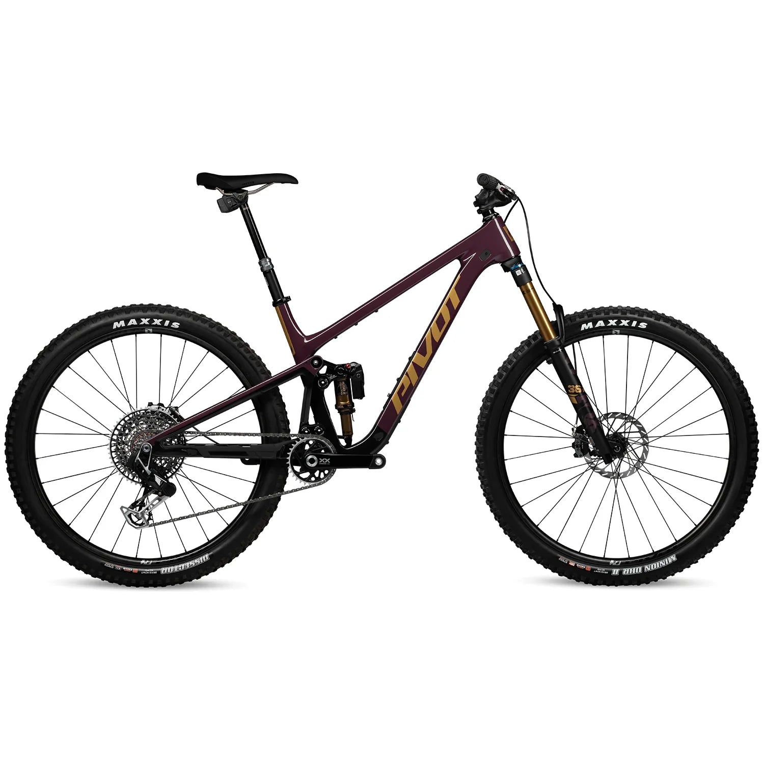Pivot Trailcat LT Team XX Eagle Transmission w/ Carbon Wheels Bicycle - Mountain - Trail Pivot Cycles XSmall Dr. Purple