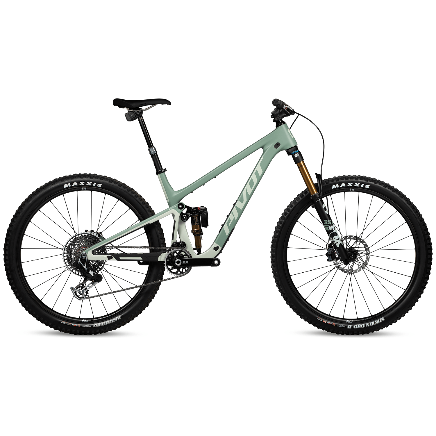 Pivot Trailcat LT Team XX Eagle Transmission w/ Carbon Wheels Bicycle - Mountain - Trail Pivot Cycles XSmall Green Meadow Mist