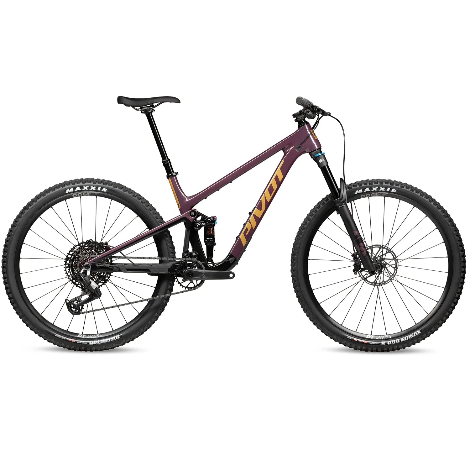 Pivot Trailcat SL Ride 70/90 Eagle 29" Alloy Bicycle - Mountain - Trail Pivot Cycles Large Dr. Purple Performance Float