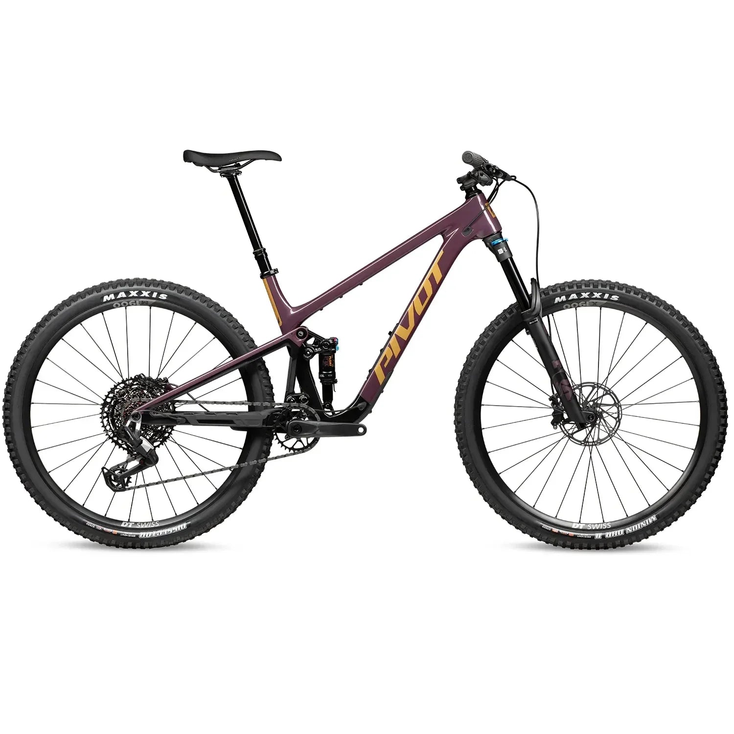 Pivot Trailcat SL Ride 70/90 Eagle 29" Alloy Bicycle - Mountain - Trail Pivot Cycles Large Dr. Purple Performance Float