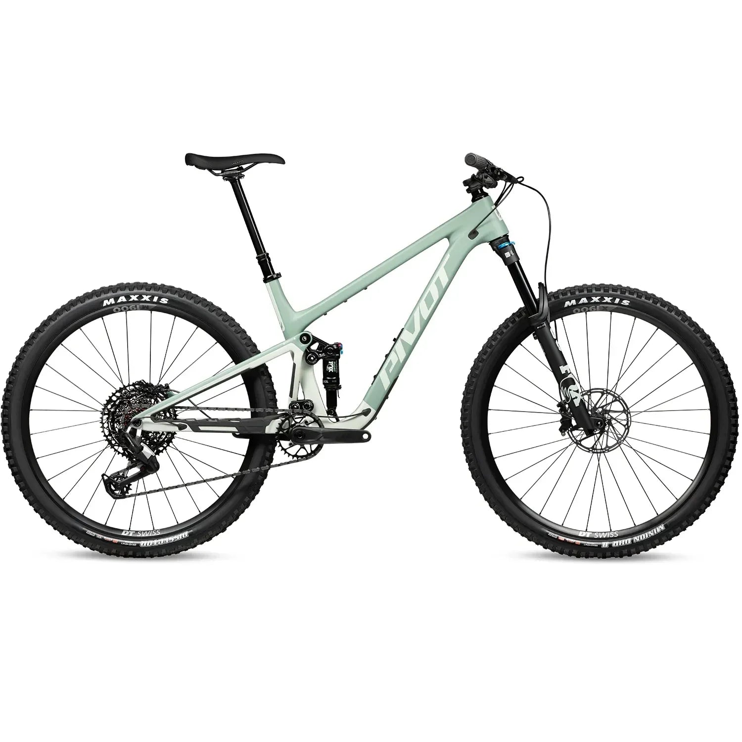 Pivot Trailcat SL Ride 70/90 Eagle 29" Alloy Bicycle - Mountain - Trail Pivot Cycles Large Green Meadow Mist Performance Float