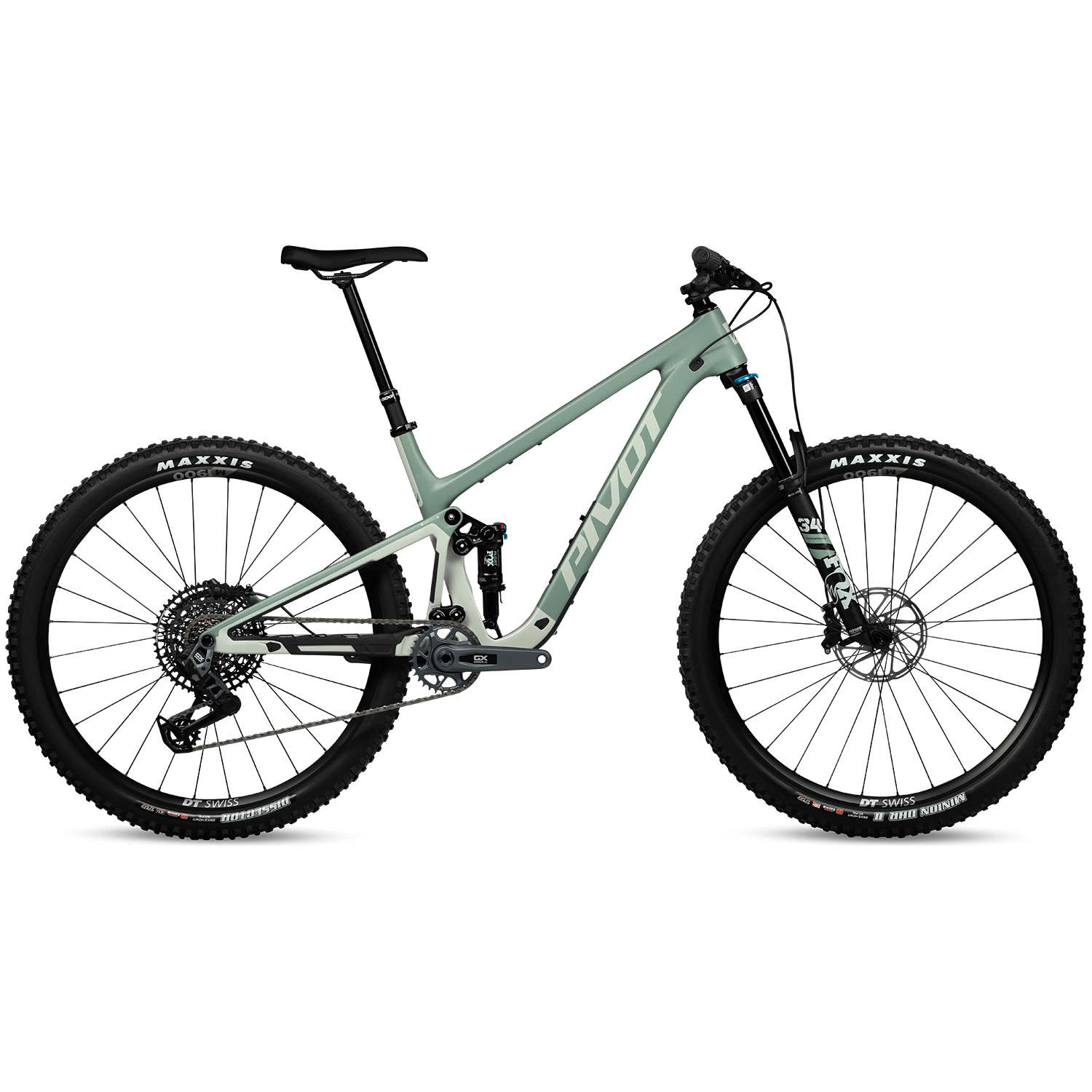 Pivot Trailcat SL Ride GX AXS Eagle Transmission w/ 29" Alloy Wheels Bicycle - Mountain - Trail Pivot Cycles XSmall Green Meadow Mist