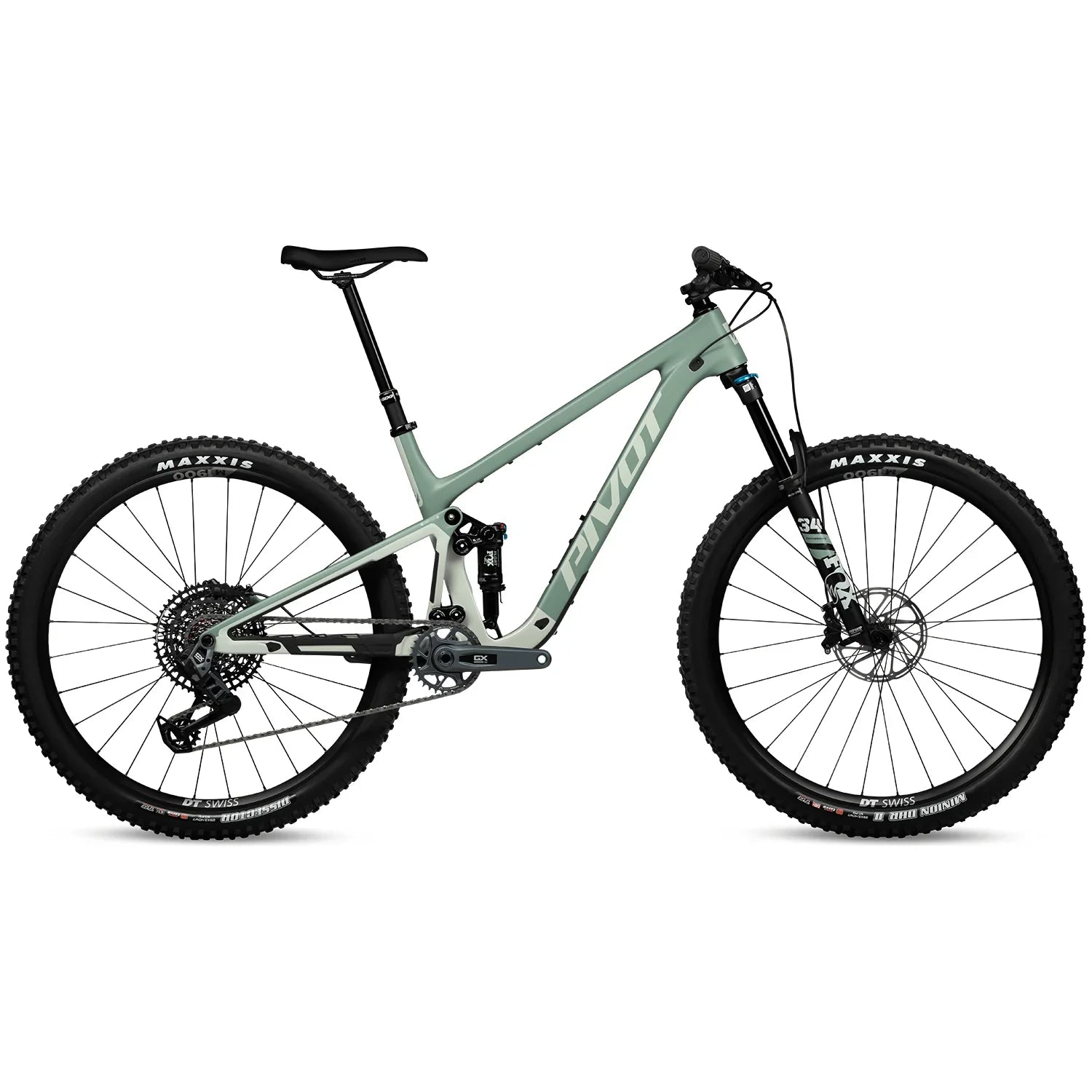 Pivot Trailcat SL Ride GX AXS Eagle Transmission w/ 29" Alloy Wheels Bicycle - Mountain - Trail Pivot Cycles XSmall Green Meadow Mist