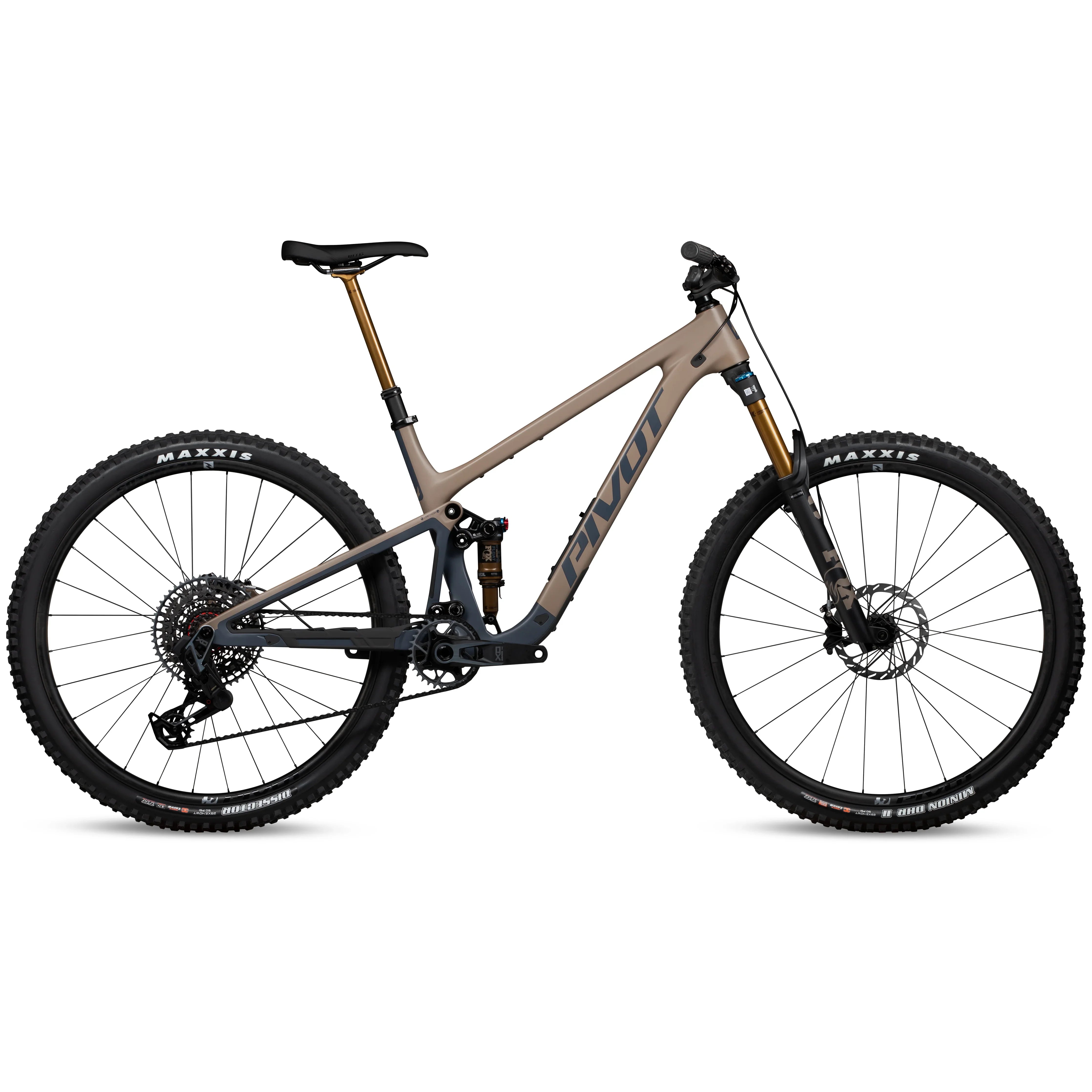 Pivot Trailcat SL Pro X0 Eagle Transmission w/ Carbon Wheels Bicycle - Mountain - Trail Pivot Cycles Medium Mocha Storm