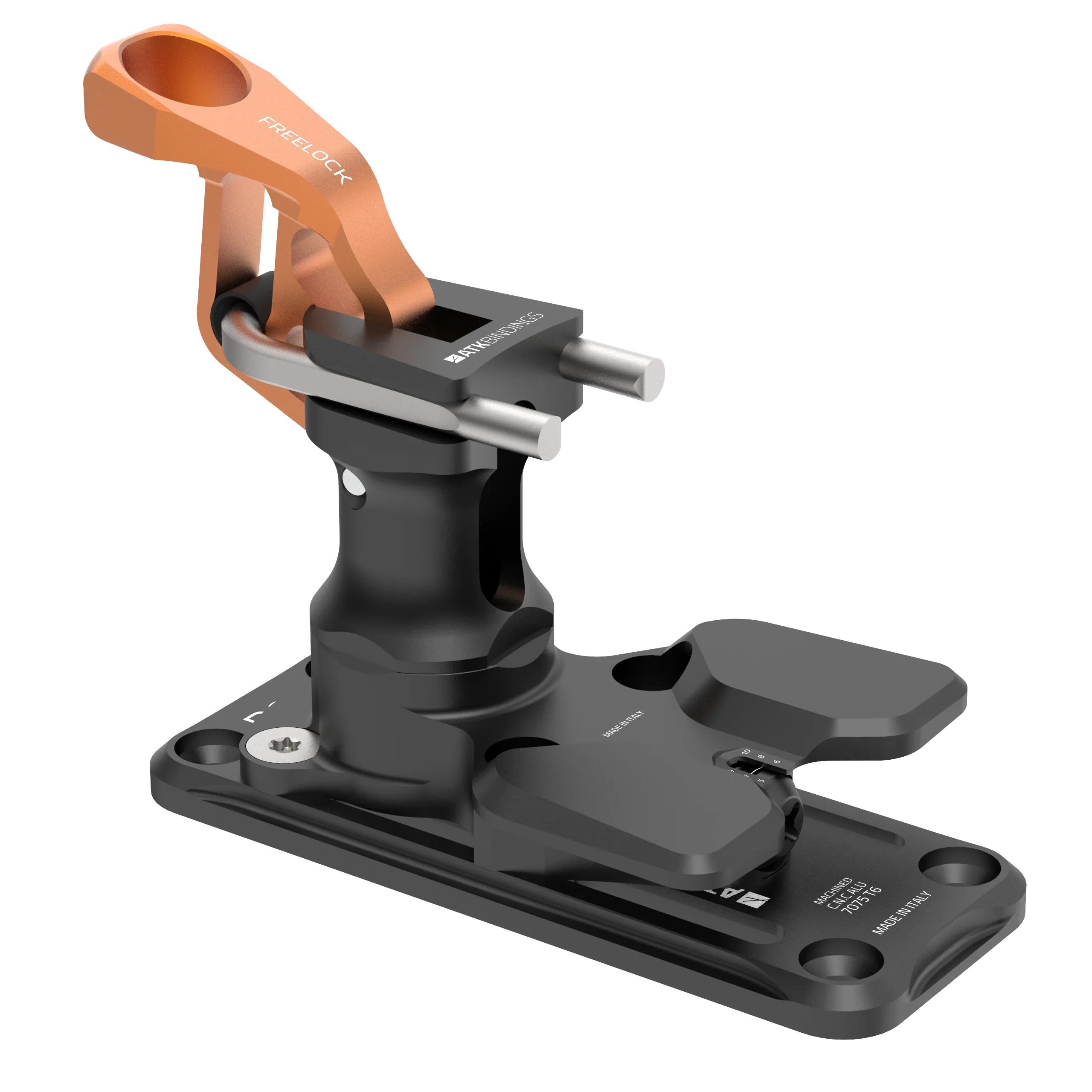 ATK Newmark Lite Freelock Heel Piece Ski Bindings - Telemark Bindings ATK