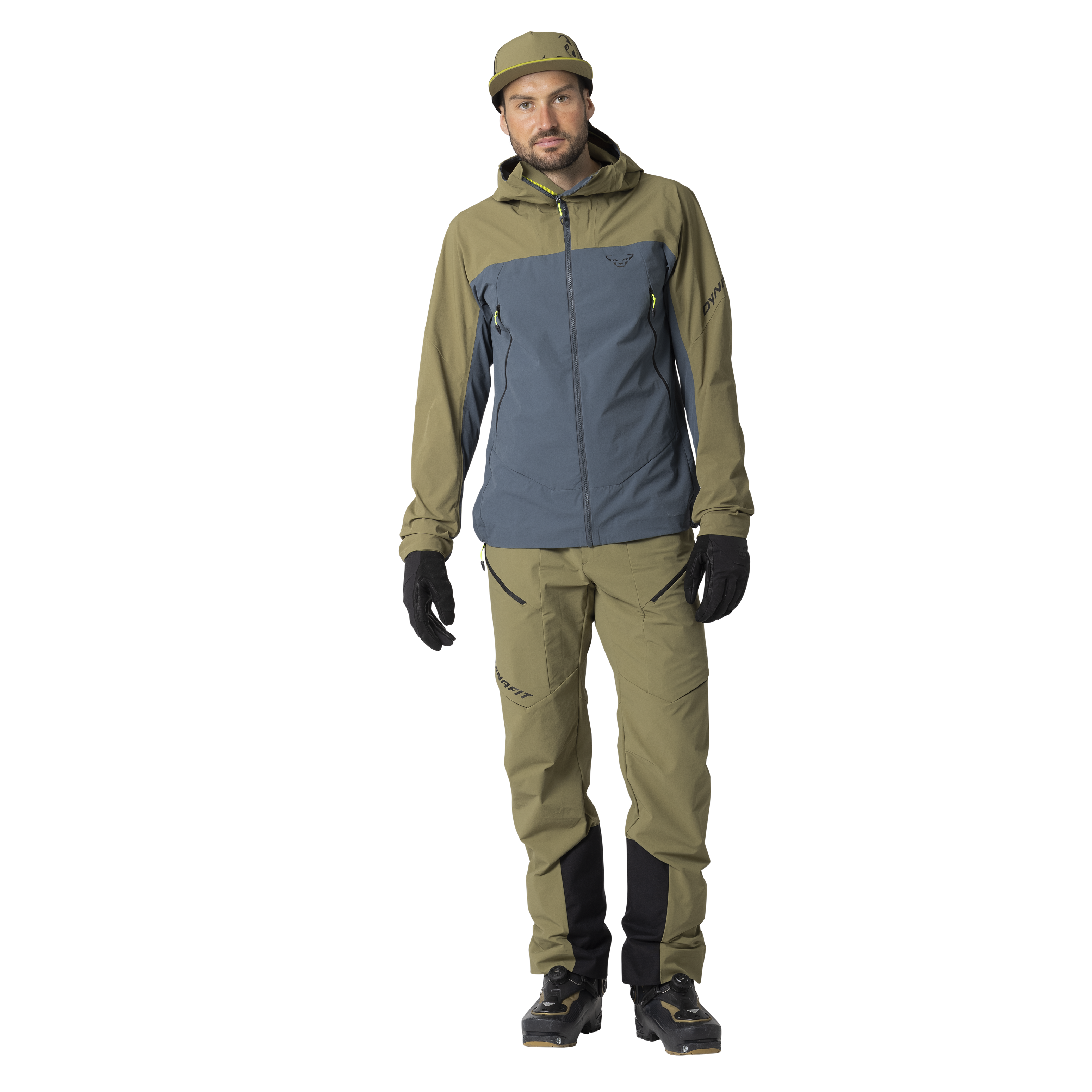 Dynafit M Ridge Dynastretch Jacket Winter Apparel - Winter Apparel Mens Softshell Top Dynafit
