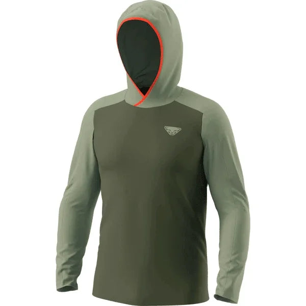 Dynafit M Traverse Sun Hoody Summer Apparel - Mens - Tops Dynafit XSmall Sage/5560