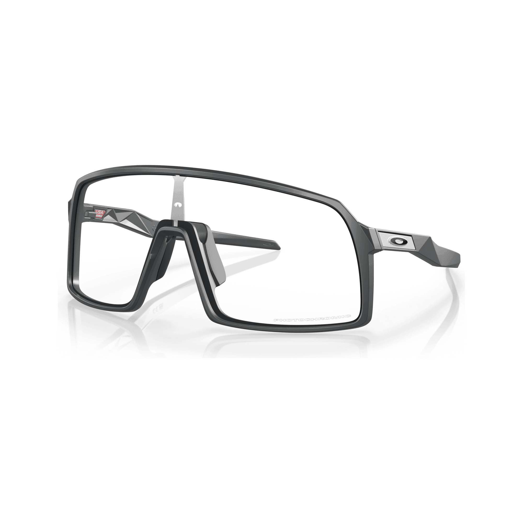 Oakley Sutro Eyewear - Sunglasses Oakley Matte Carbon w/ Clear Photochromic Injected