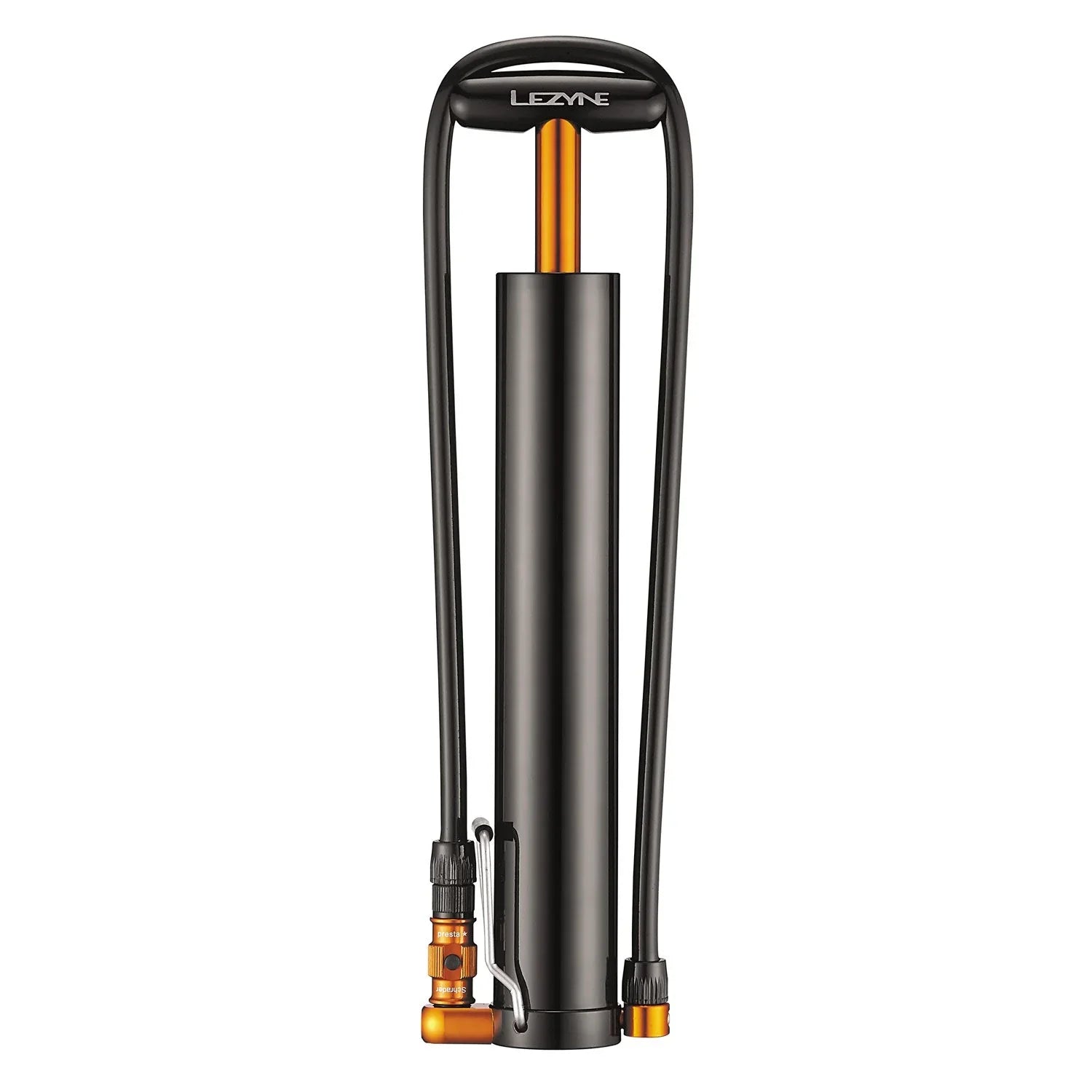 Lezyne Micro Floor Drive XL Hand Pump with Foot Peg, Black Cycling Accessories - Pumps Lezyne Default Title
