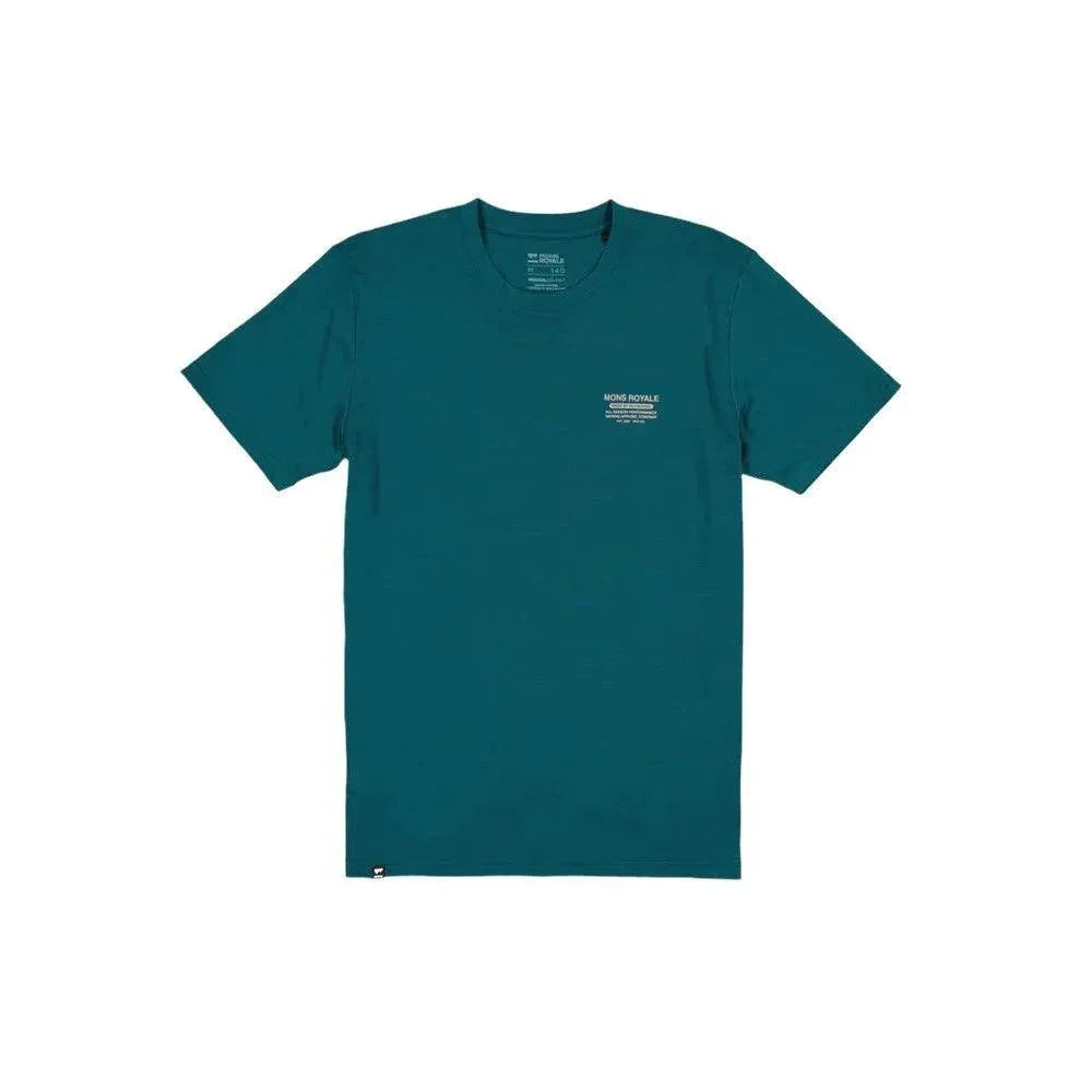 Mons Icon Merino Air-Con T-Shirt Cycling Apparel - Mens - Jersey Mons Royale 3XLarge Evergreen