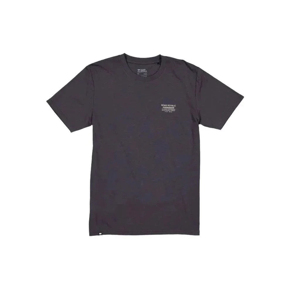 Mons Icon Merino Air-Con T-Shirt Cycling Apparel - Mens - Jersey Mons Royale 3XLarge Shale