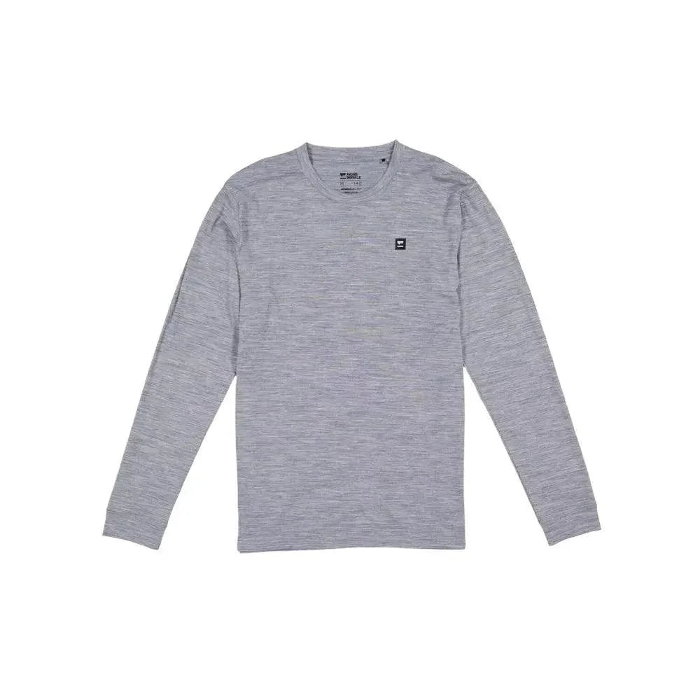 Mons Royale Icon Merino Air-Con LS Cycling Apparel - Mens - Jersey - long sleeve Mons Royale 3XLarge Grey Heather