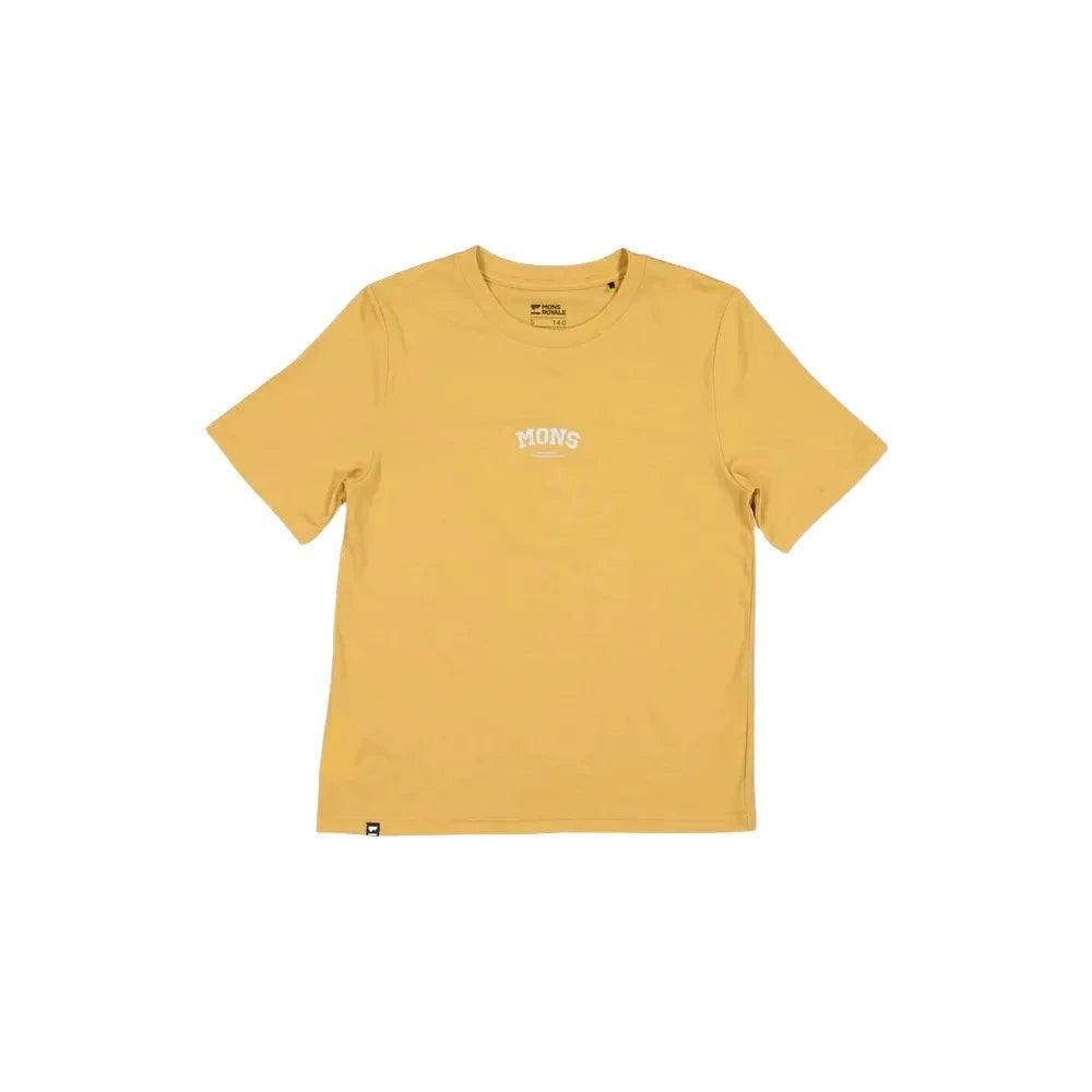 Mons Icon Merino Air-Con Relaxed Tee Cycling Apparel - Womens - Jersey Mons Royale Large Honey