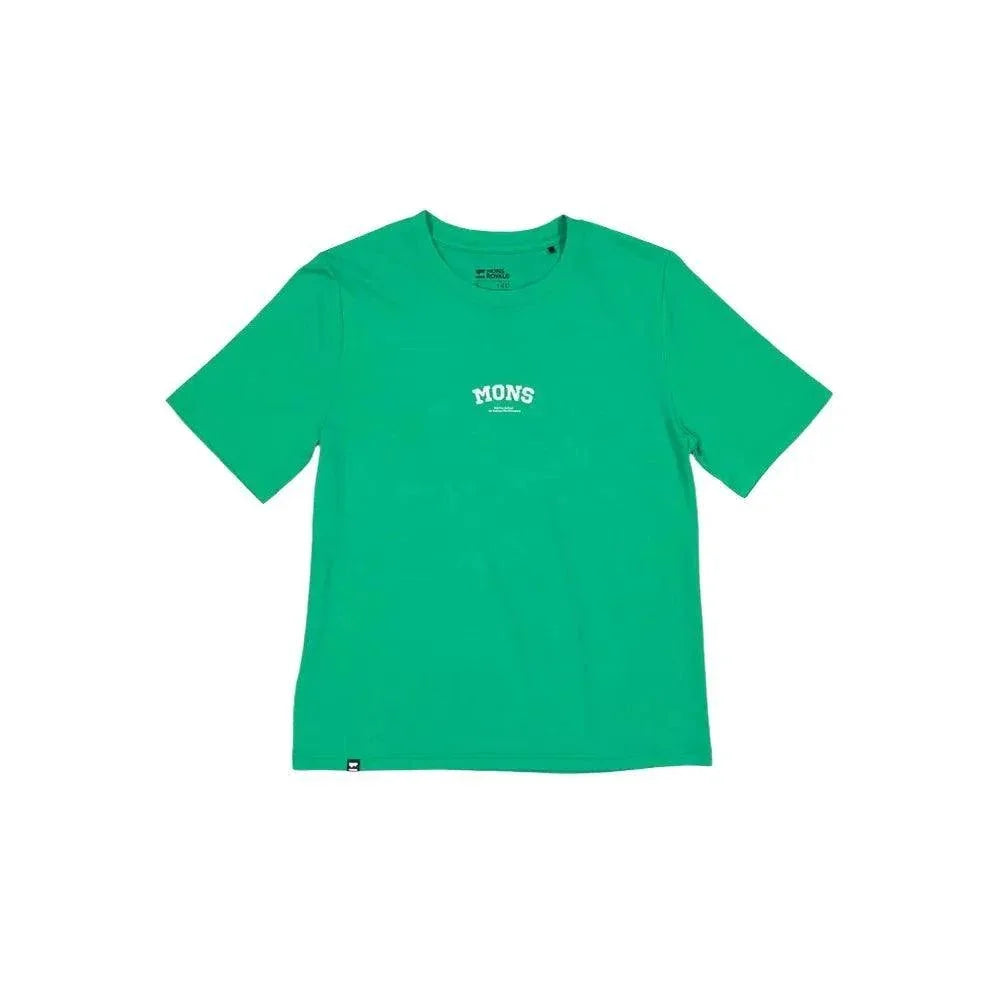 Mons Icon Merino Air-Con Relaxed Tee Cycling Apparel - Womens - Jersey - Short Sleeve Mons Royale Large Pop Green