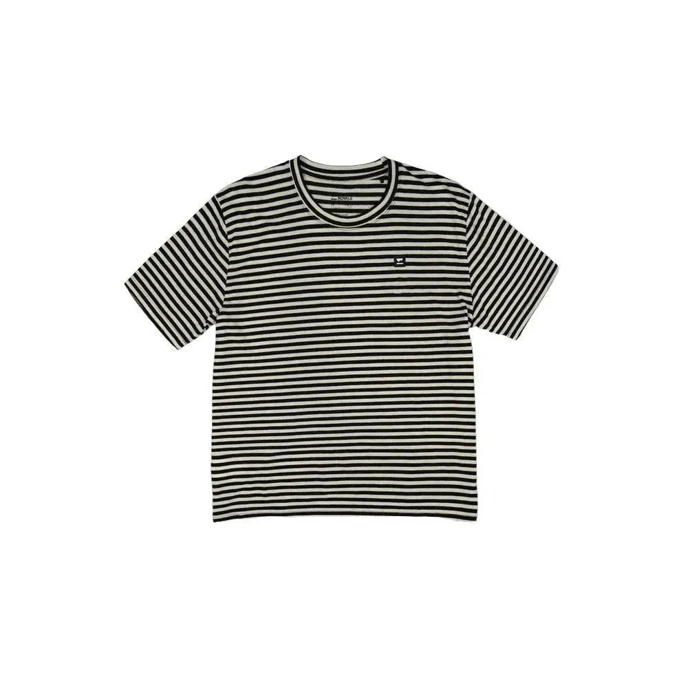 Mons Icon Merino Air-Con Relaxed Tee Cycling Apparel - Womens - Jersey - Short Sleeve Mons Royale Large MR Stripe