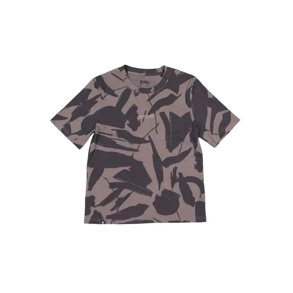Mons Icon Merino Air-Con Relaxed Tee Cycling Apparel - Womens - Jersey - Short Sleeve Mons Royale Large Fragments