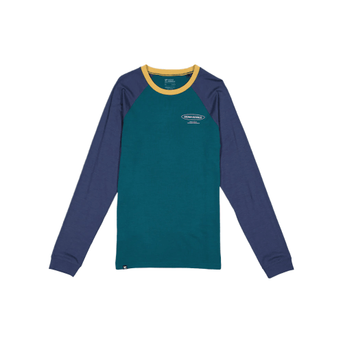 Mons Icon Merino Air-Con Raglan Cycling Apparel - Womens - Jersey Mons Royale Large Evergreen / Midnight