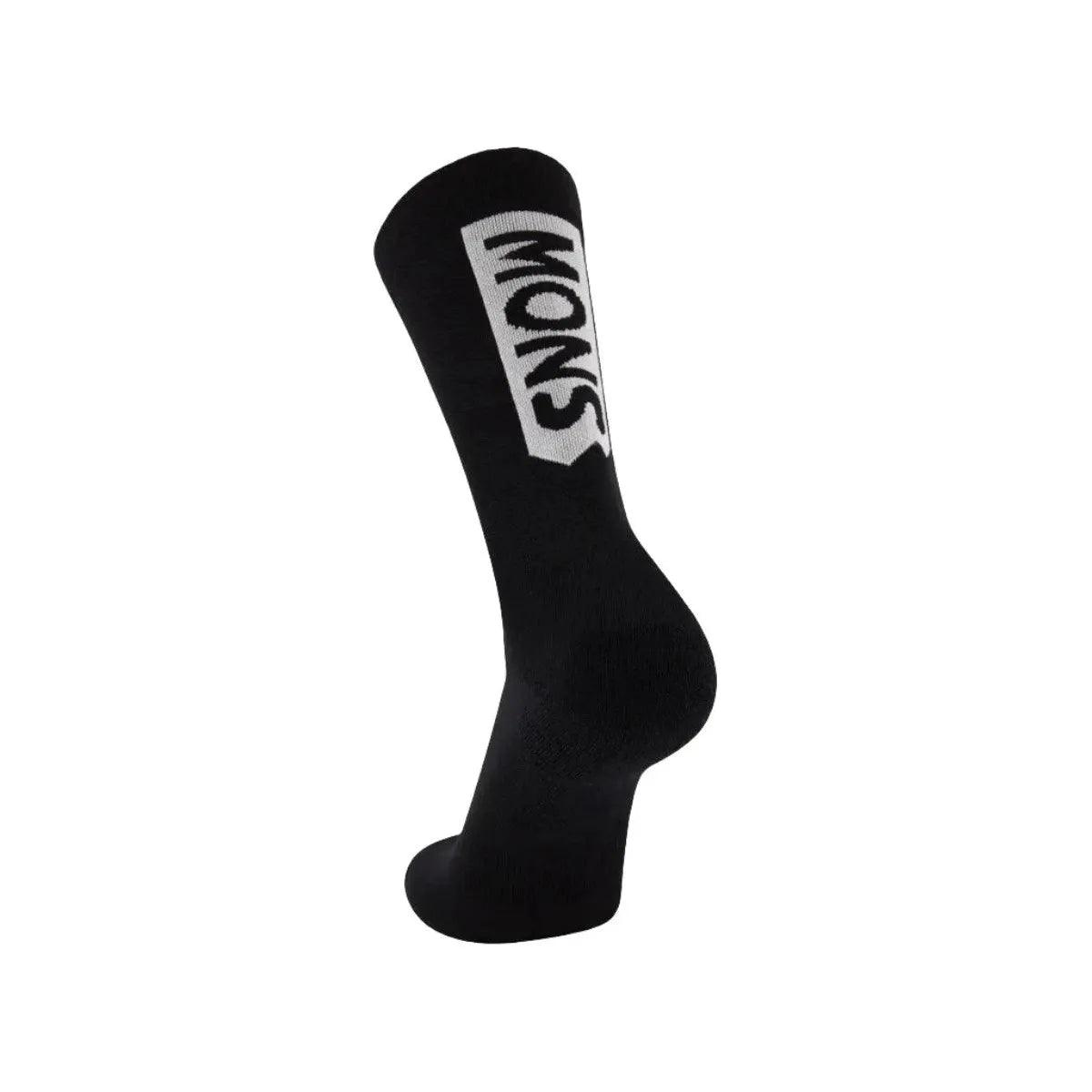 Mons Royale Atlas Merino Crew Sock Cycling Apparel - Socks Mons Royale Large Black