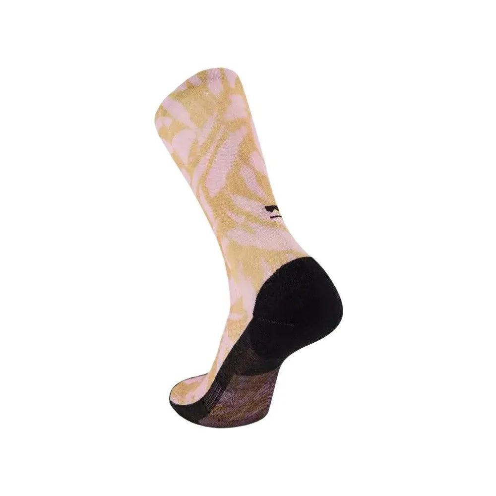 Mons Royale Atlas Merino Crew Sock Cycling Apparel - Socks Mons Royale Large Honey Fragments