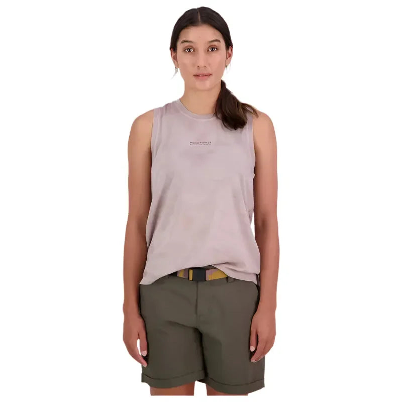 Mons Icon Merino Air-Con Relaxed Tank Tie Dyed Cycling Apparel - Womens - Jersey Mons Royale