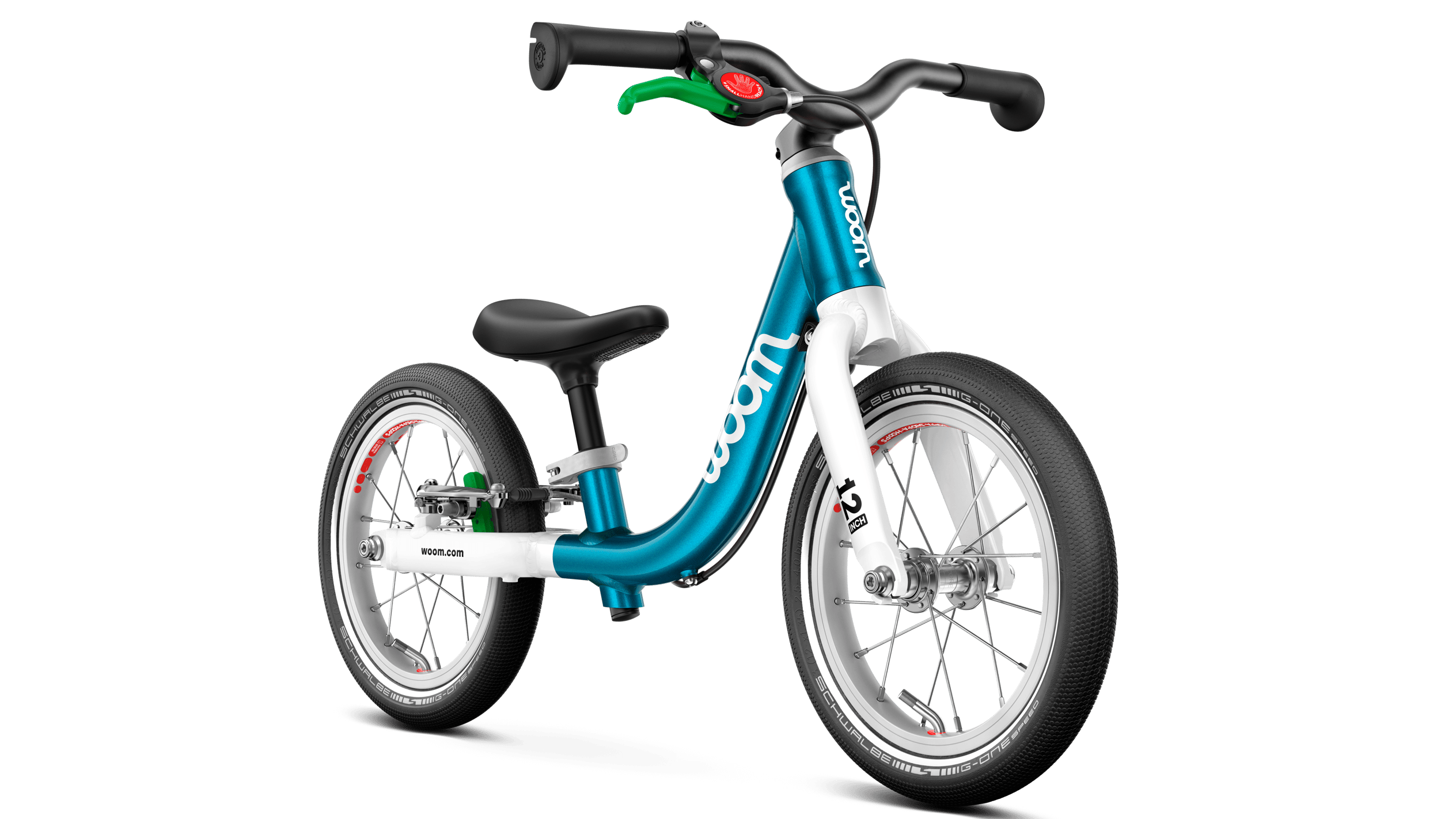 Woom GO 1 Bicycle - Kids Bikes - 12" Woom 12" Metallic Blue