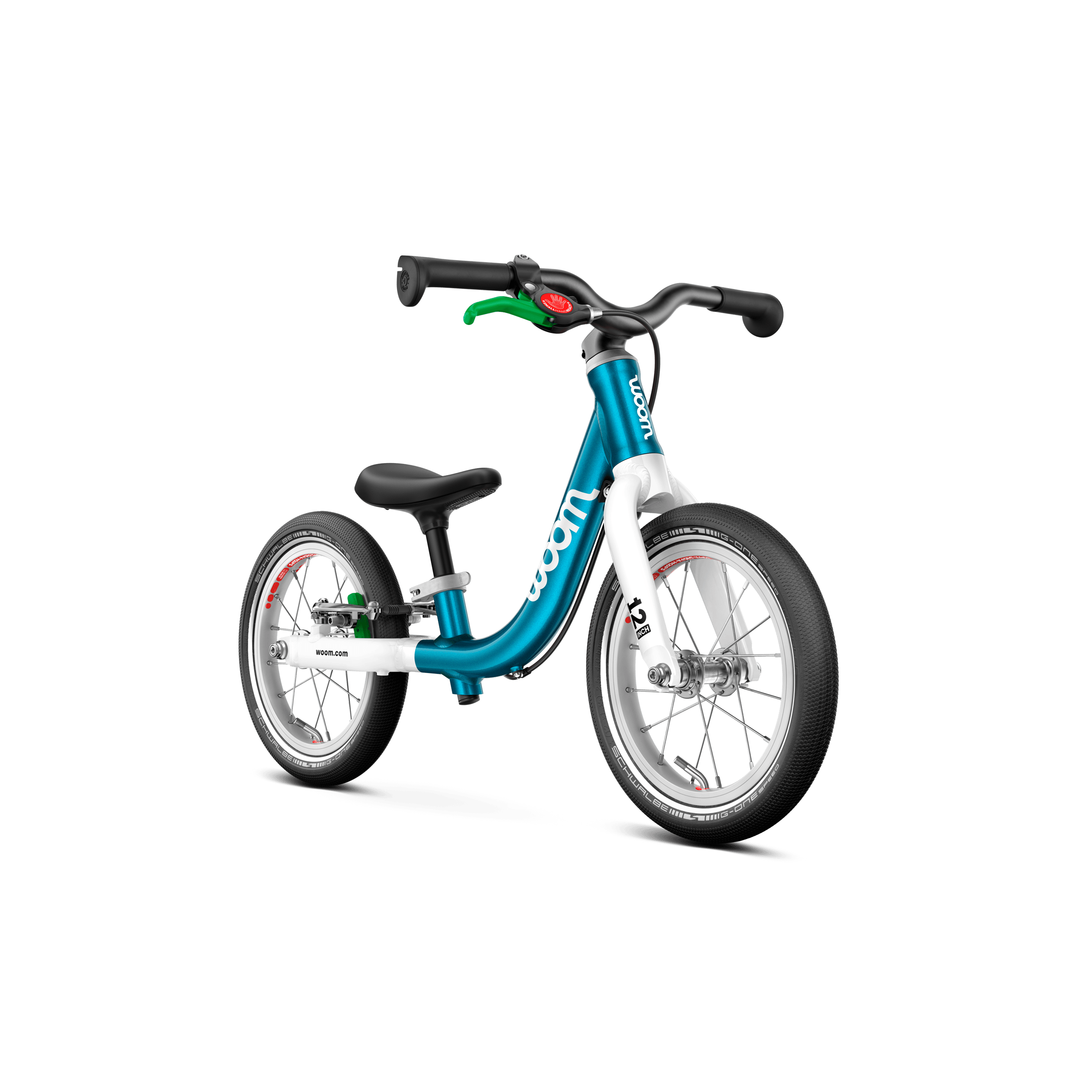 Woom GO 1 Bicycle - Kids Bikes - 12" Woom 12" Metallic Blue