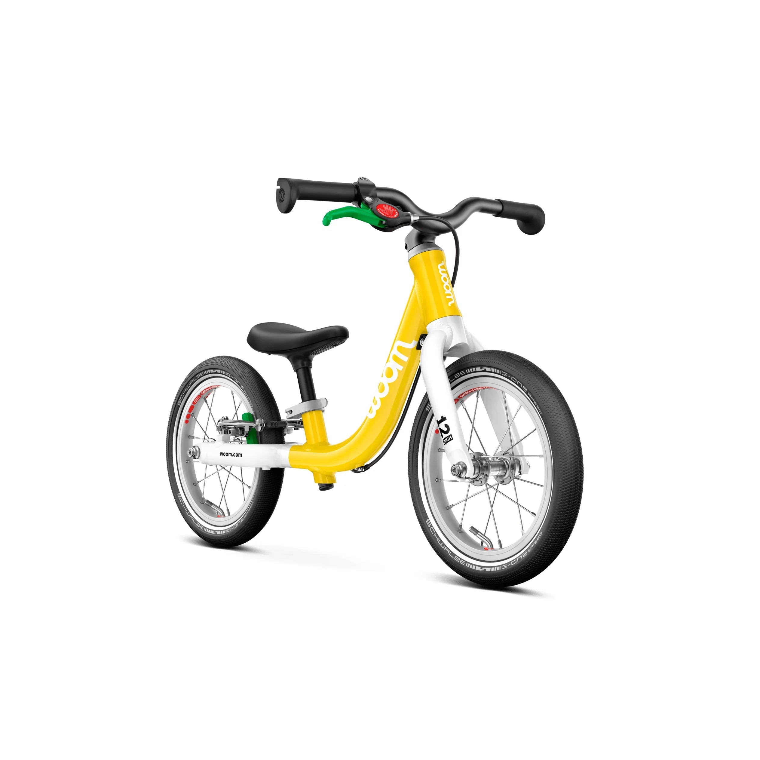 Woom GO 1 Bicycle - Kids Bikes - 12" Woom 12" Vibrant Yellow