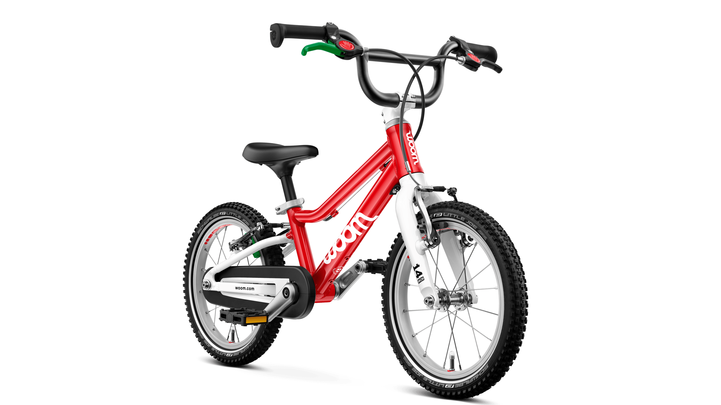 Woom GO 2 Bicycle - Kids Bikes - 14" Woom 14" Woom Red