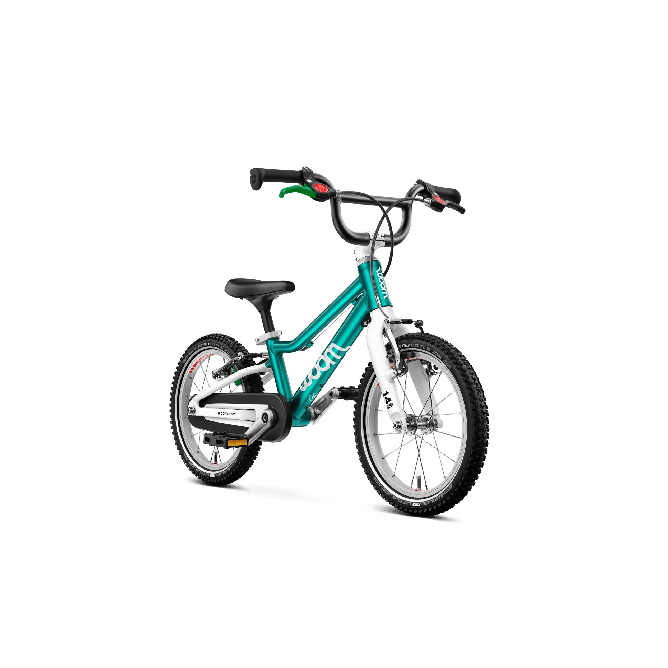 Woom GO 2 Bicycle - Kids Bikes - 14" Woom 14" Metallic Turquoise