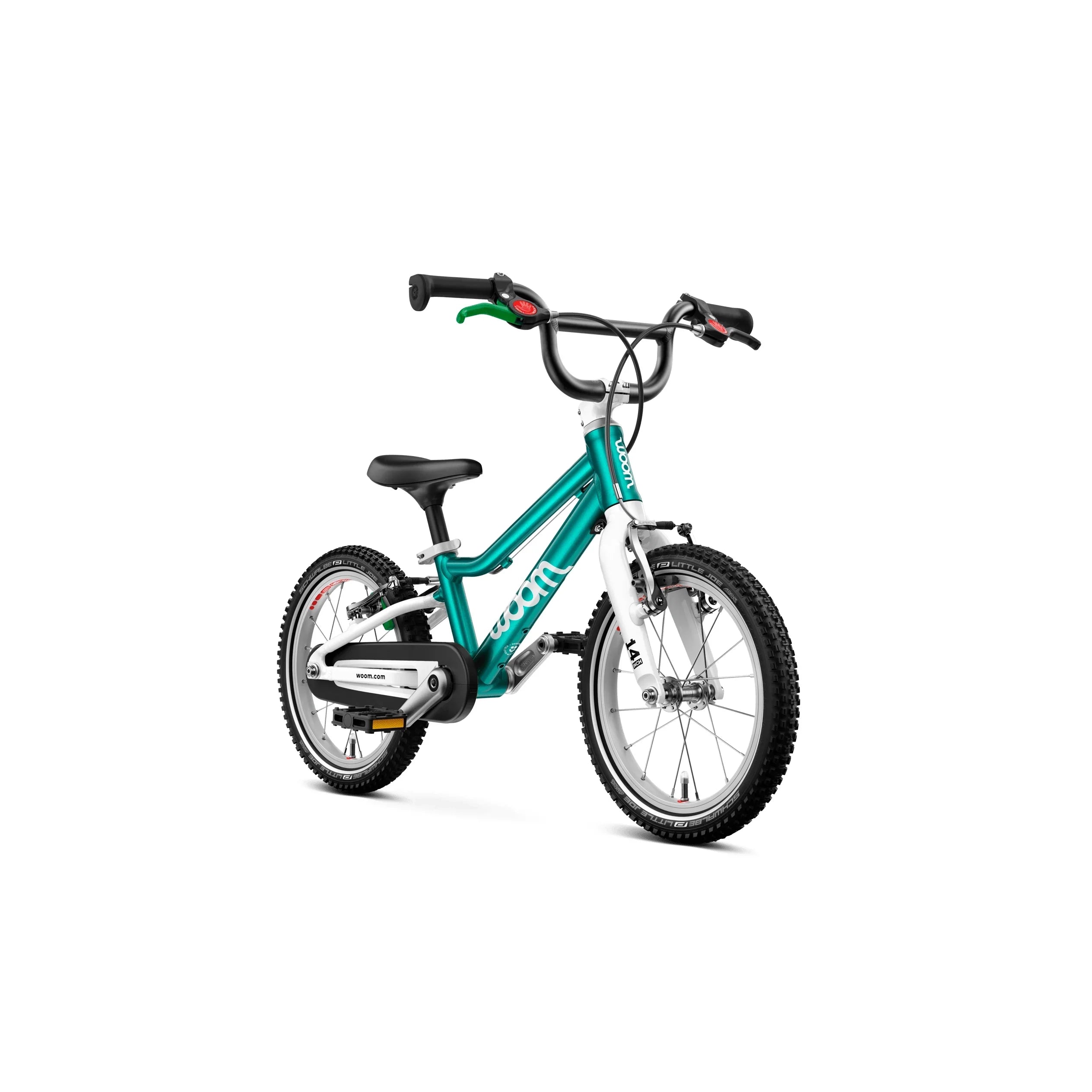 Woom GO 2 Bicycle - Kids Bikes - 14" Woom 14" Metallic Turquoise
