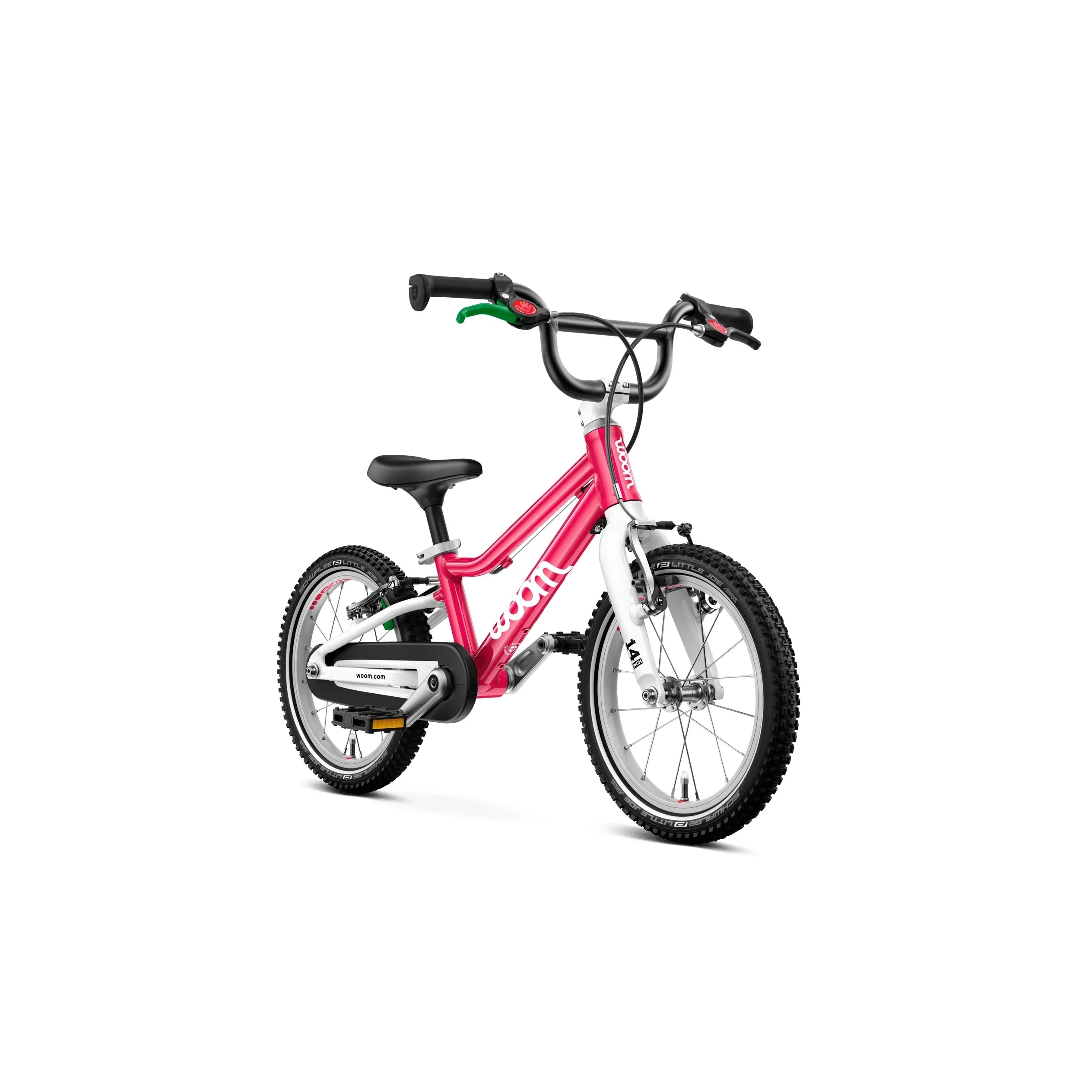 Woom GO 2 Bicycle - Kids Bikes - 14" Woom 14" Hot Pink