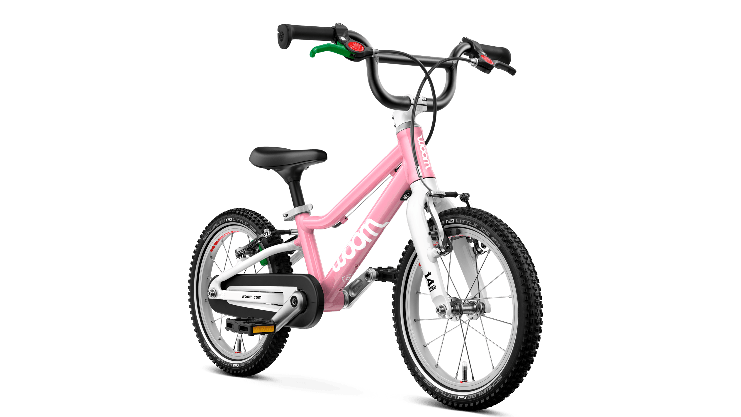 Woom GO 2 Bicycle - Kids Bikes - 14" Woom 14" Powder Pink