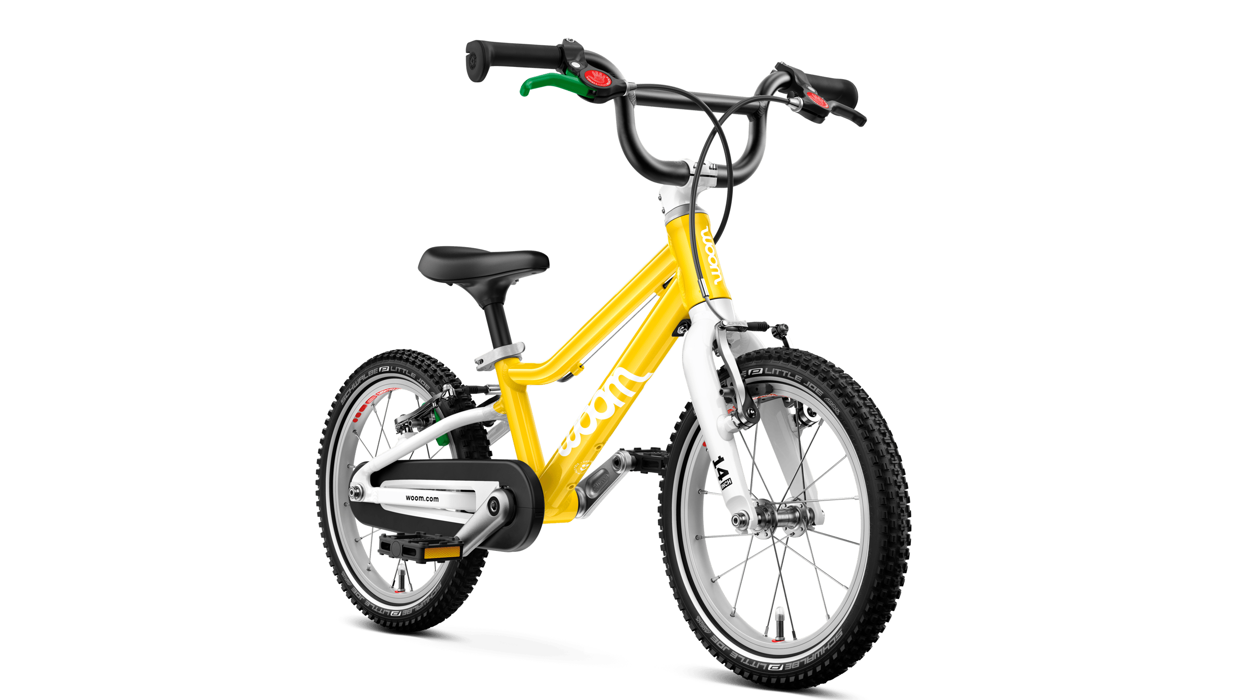 Woom GO 2 Bicycle - Kids Bikes - 14" Woom 14" Vibrant Yellow