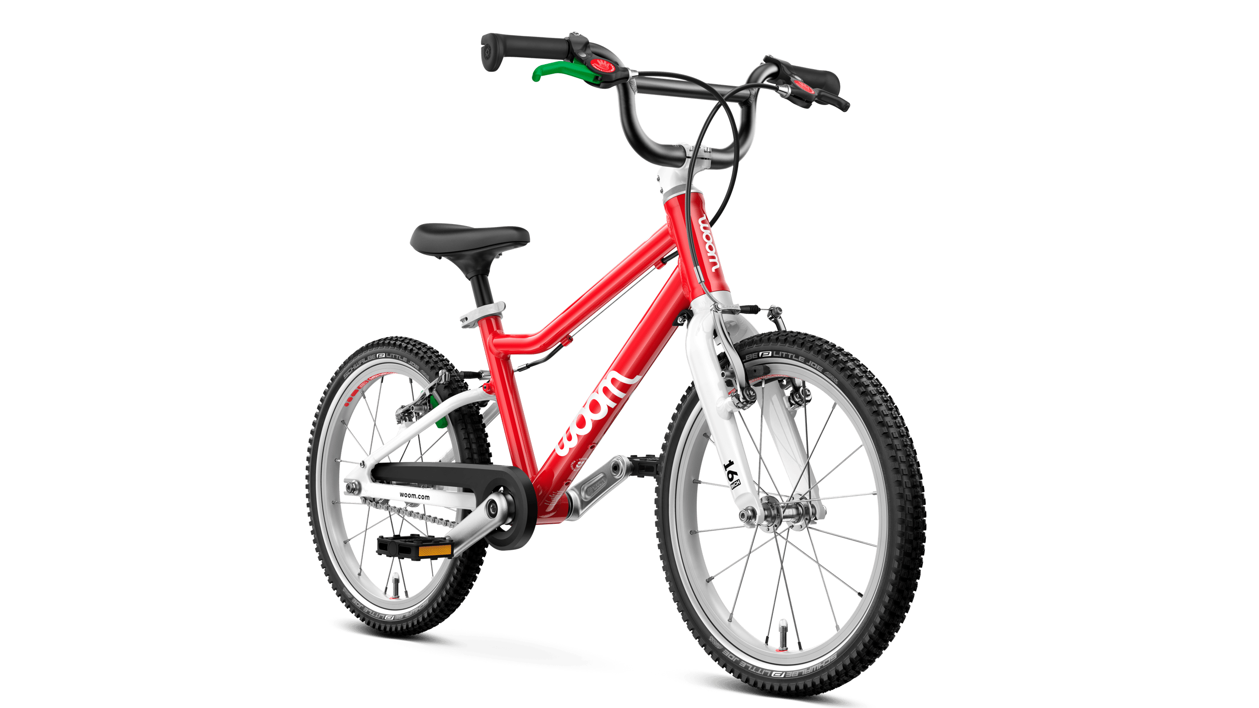 Woom GO 3 Bicycle - Kids Bikes - 16" Woom 16" Woom Red