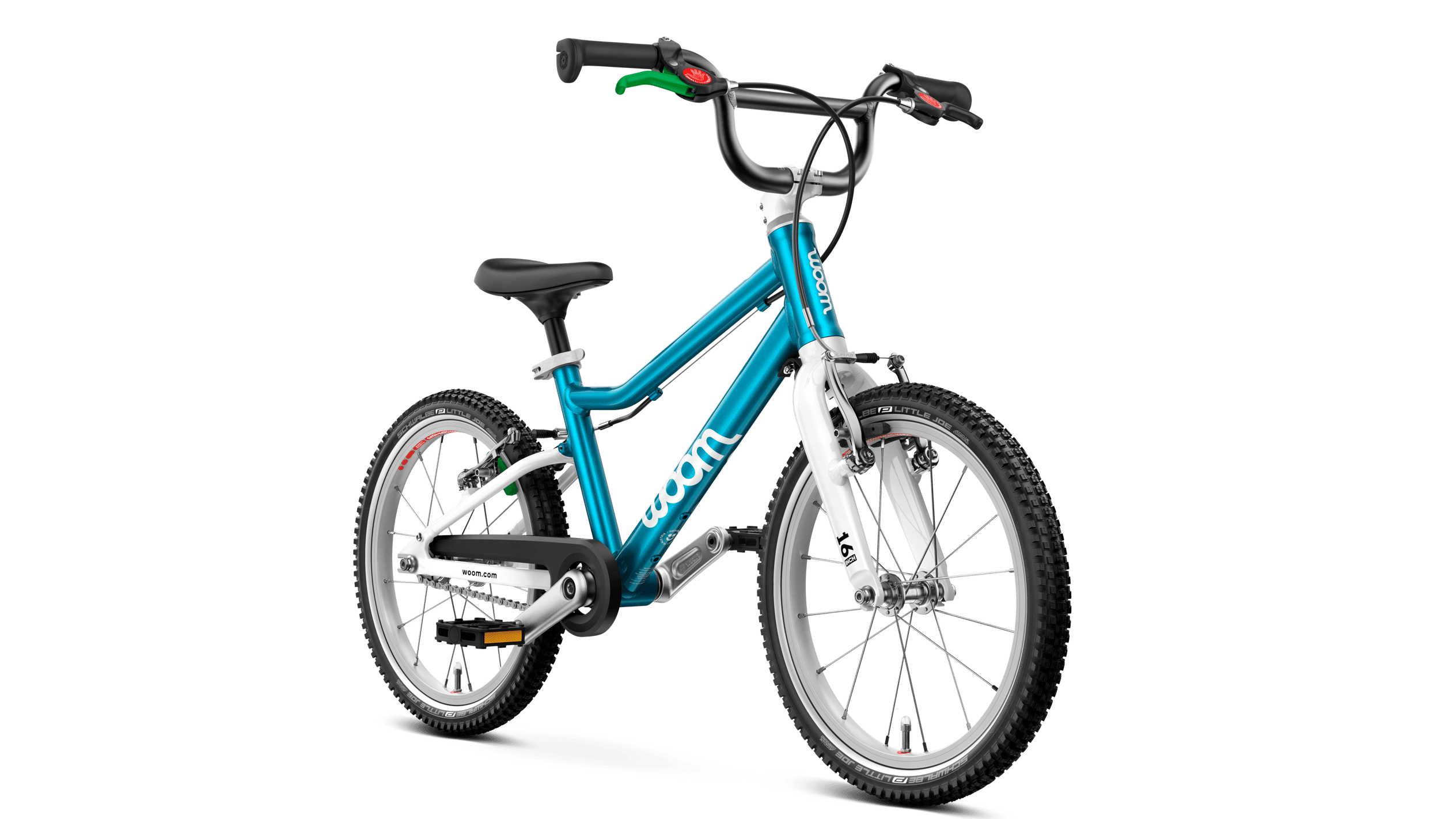 Woom GO 3 Bicycle - Kids Bikes - 16" Woom 16" Metallic Blue