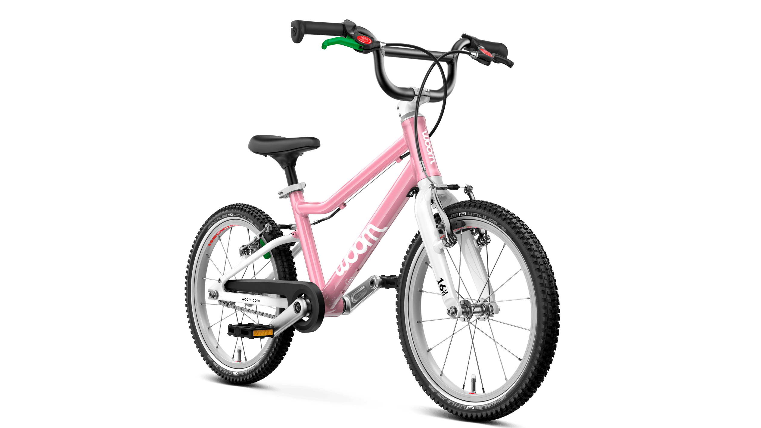 Woom GO 3 Bicycle - Kids Bikes - 16" Woom 16" Powder Pink