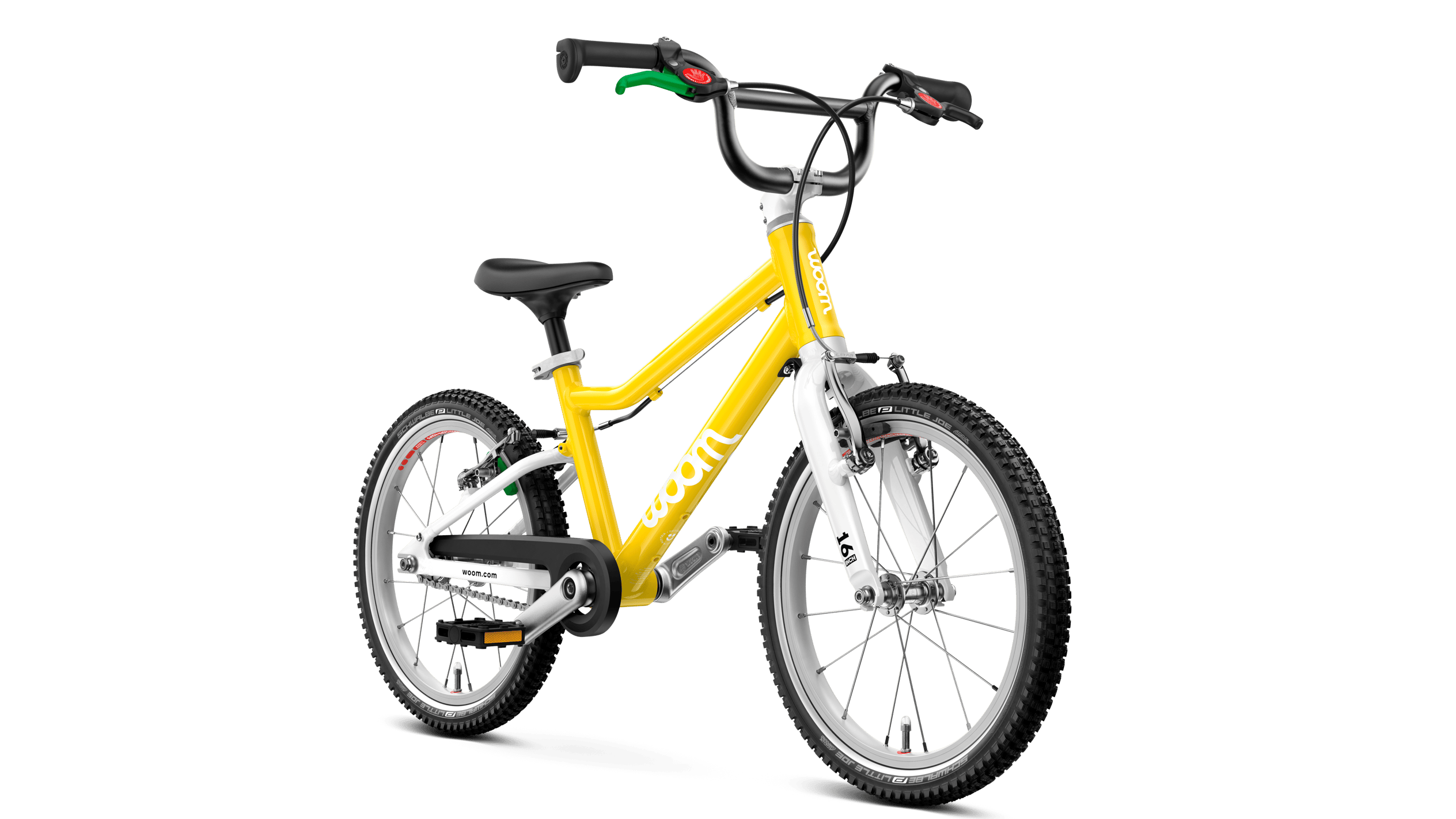 Woom GO 3 Bicycle - Kids Bikes - 16" Woom 16" Vibrant Yellow