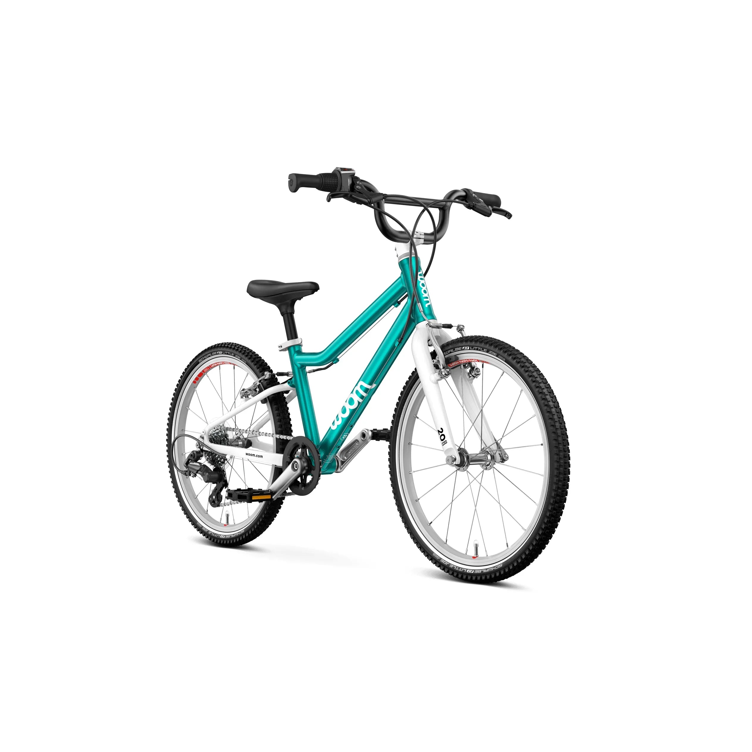 Woom GO 4 Bicycle - Kids Bikes - 20" Woom 20" Metallic Turquoise