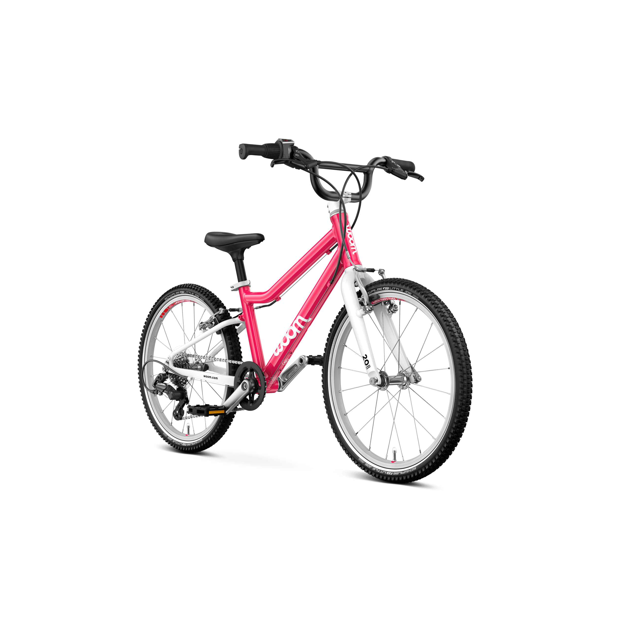 Woom GO 4 Bicycle - Kids Bikes - 20" Woom 20" Hot Pink